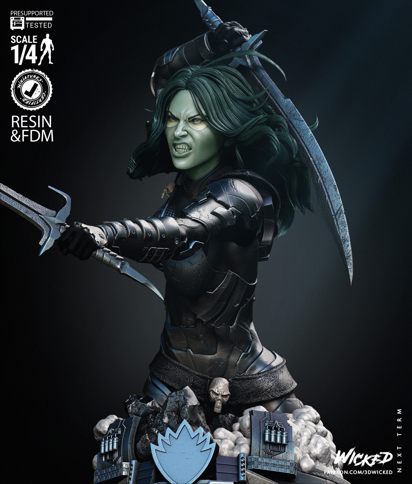 Gamora Comic Version Bust - Image 5