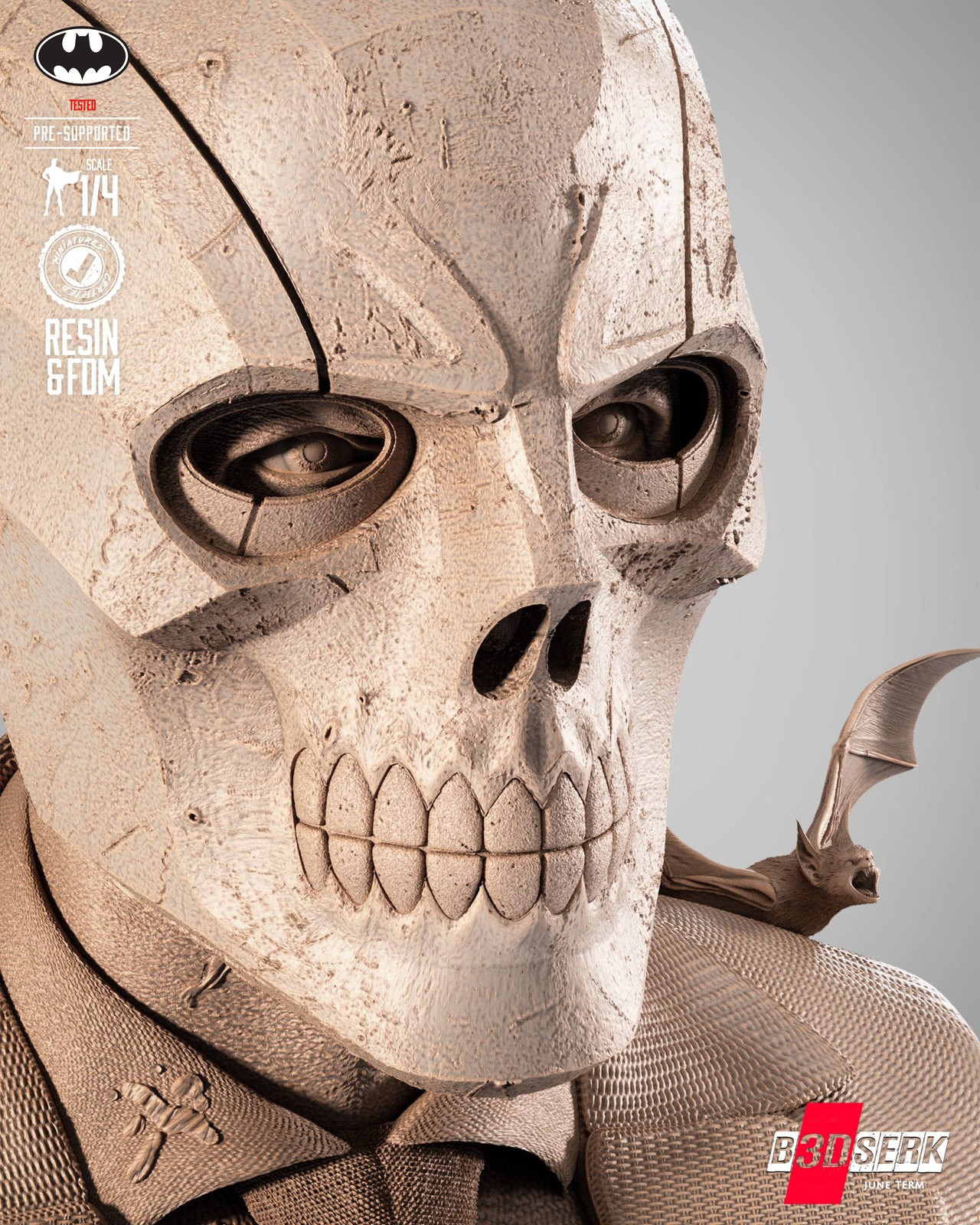 Black Mask Portrait Bust - Image 5