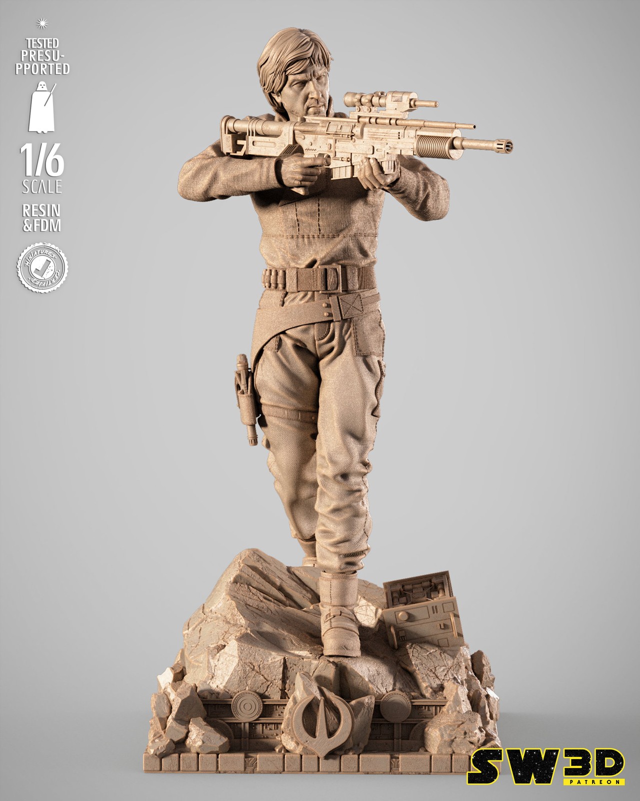 Cassian Andor Sculpture - Image 2