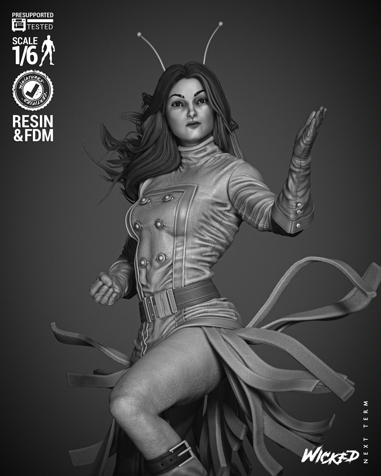 WICKED Mantis Comic Version Sculpture - Image 5