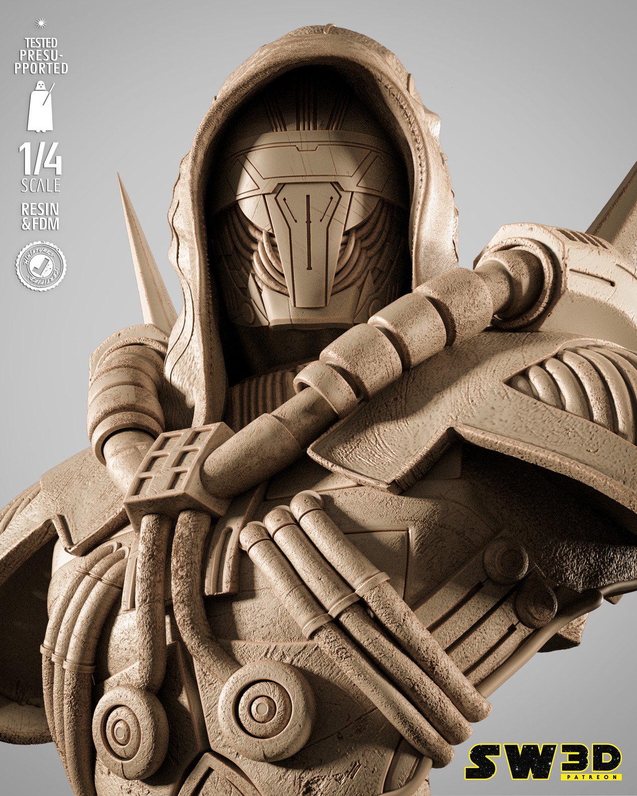 Darth Marr Portrait Bust - Image 3