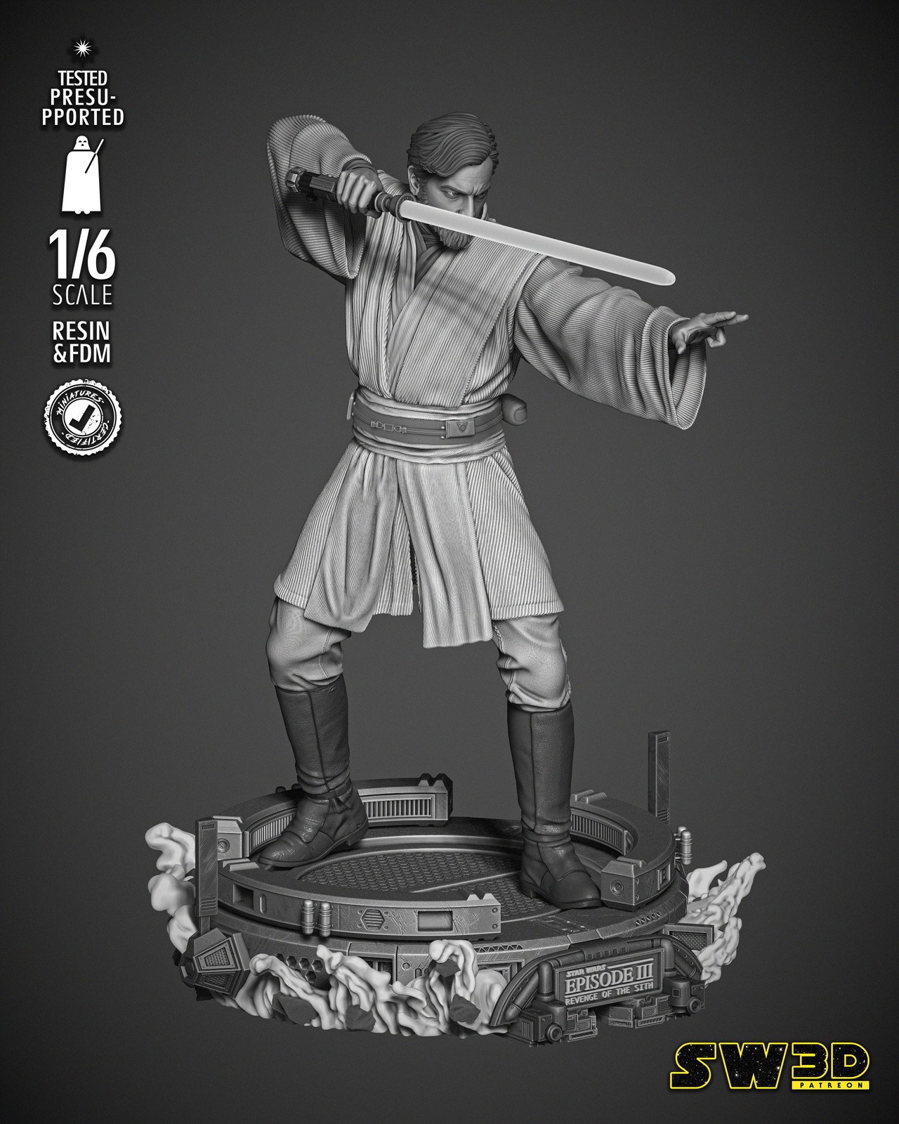 Obi Wan Kenobi Sculpture - Image 2