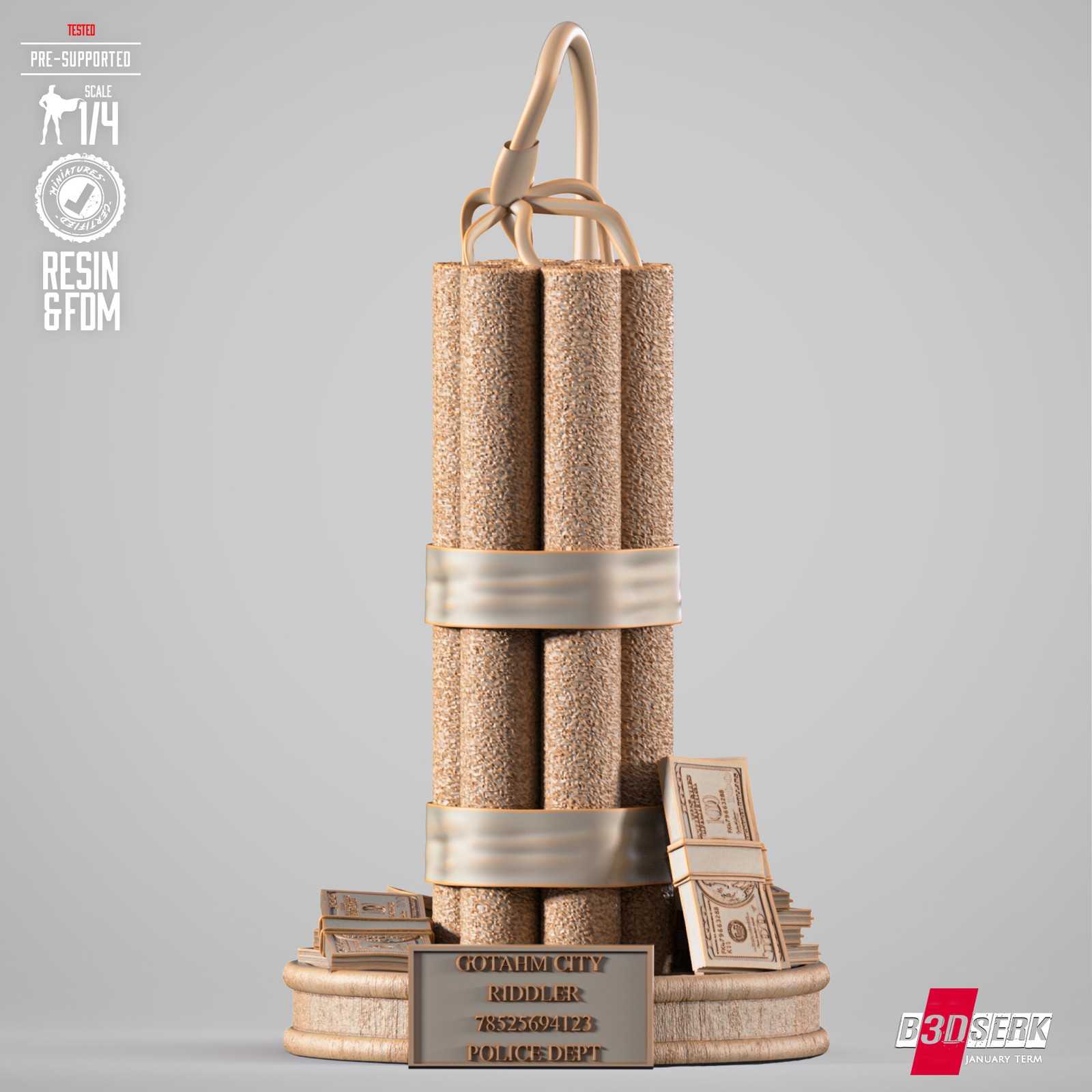 The Riddler Portrait Bust - Image 3