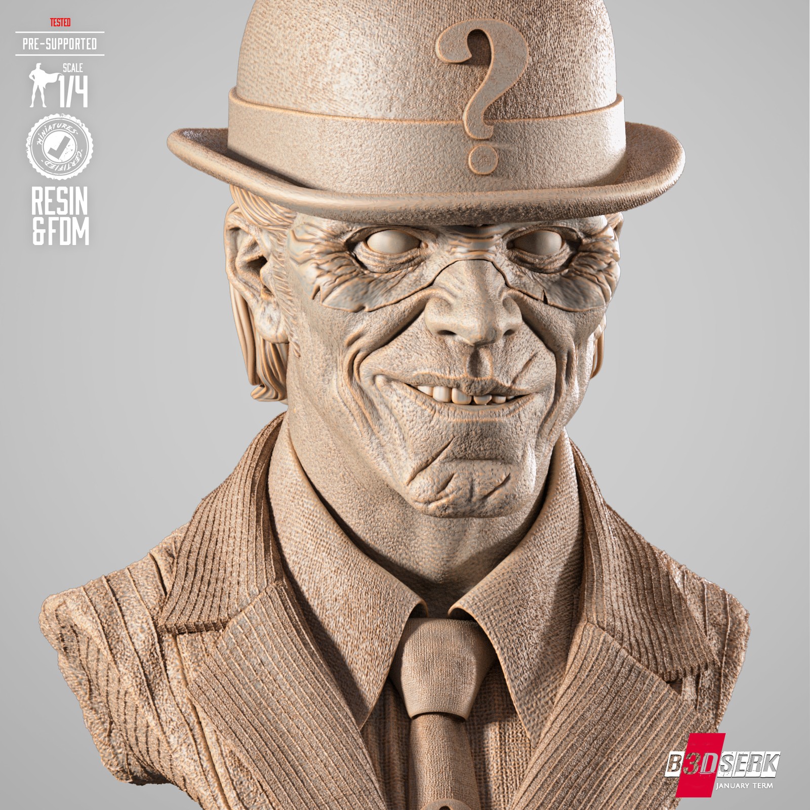 The Riddler Portrait Bust - Image 5