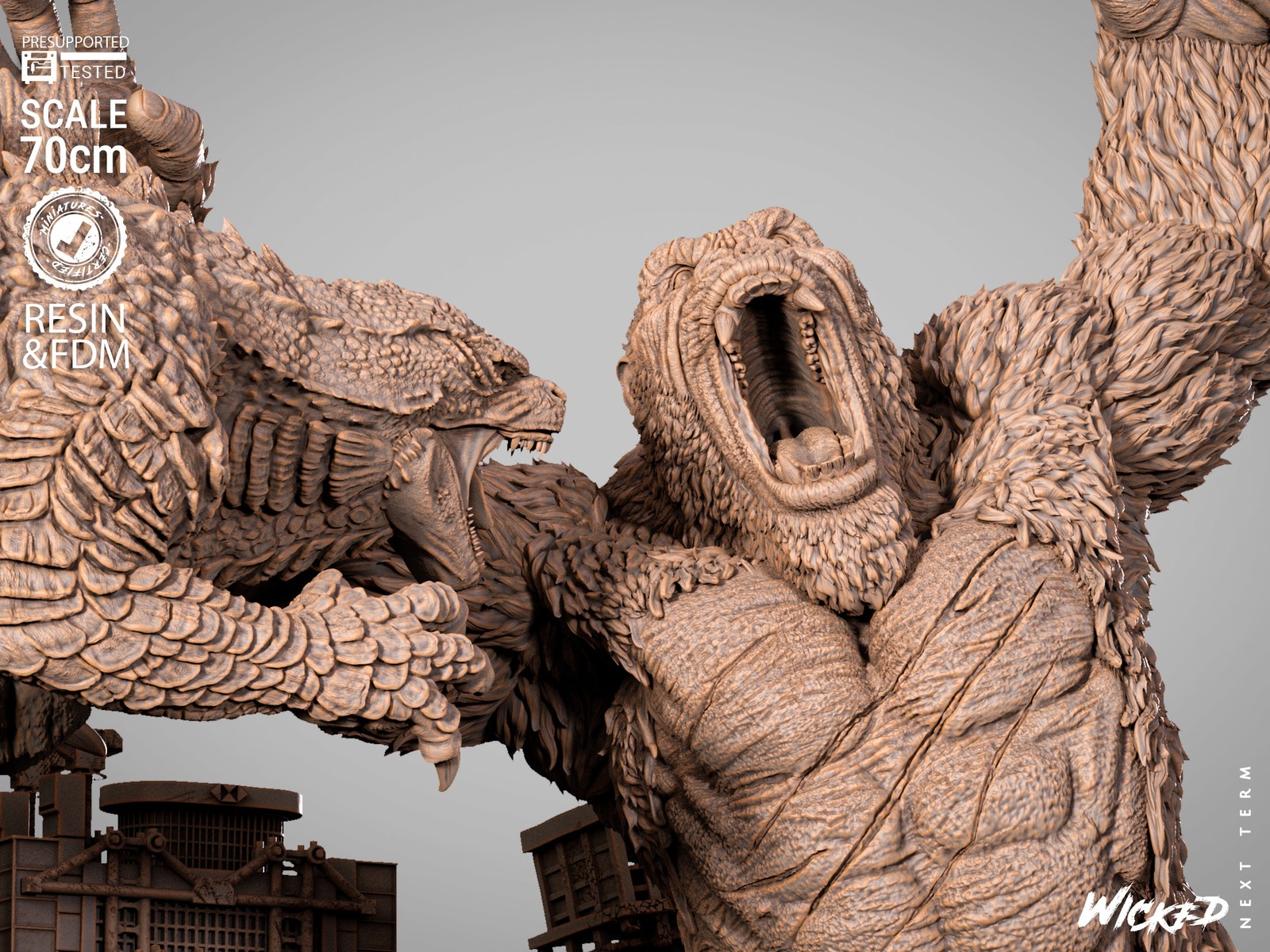 Godzilla vs Kong Diorama - Image 5