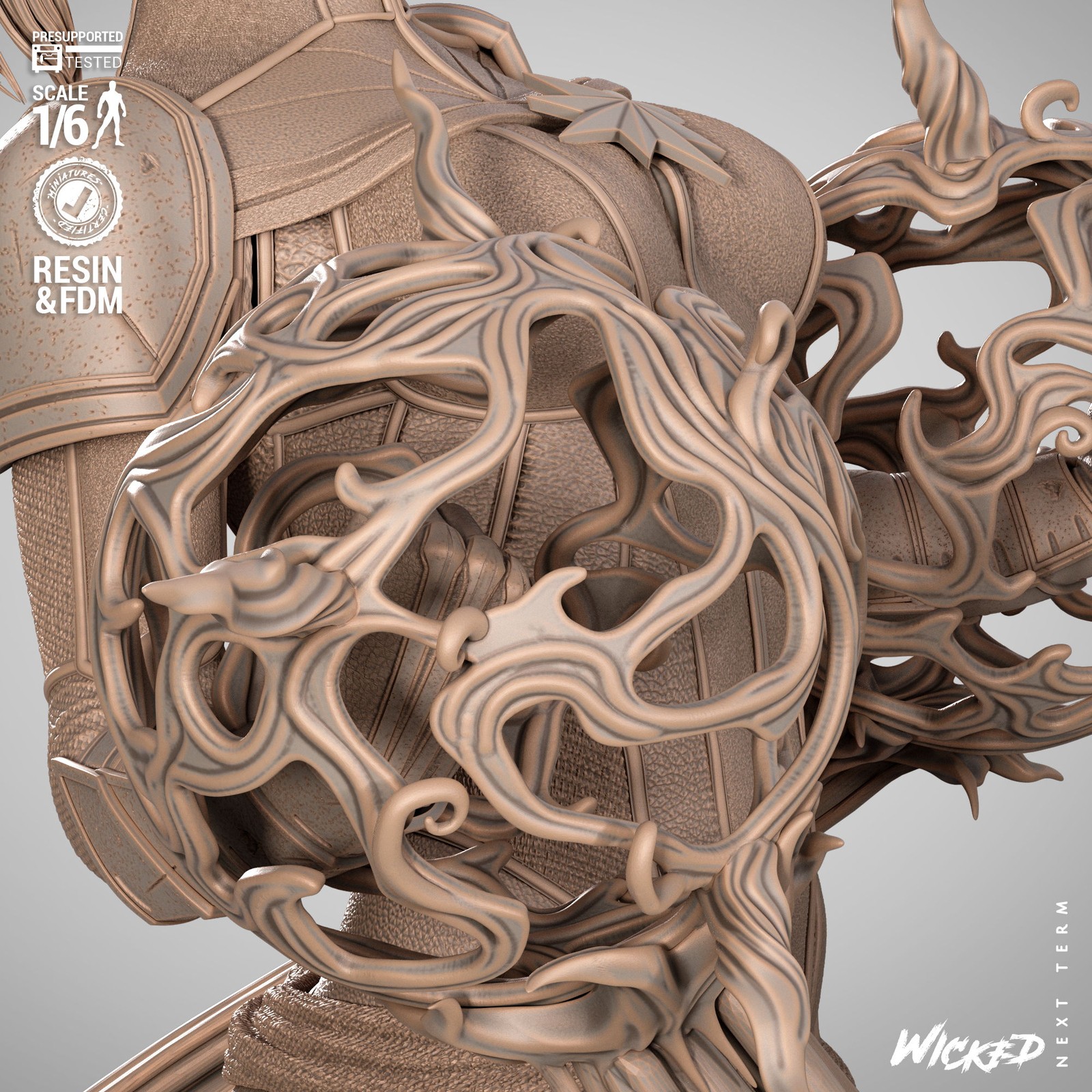 Captain Marvel Sculpture - Image 5