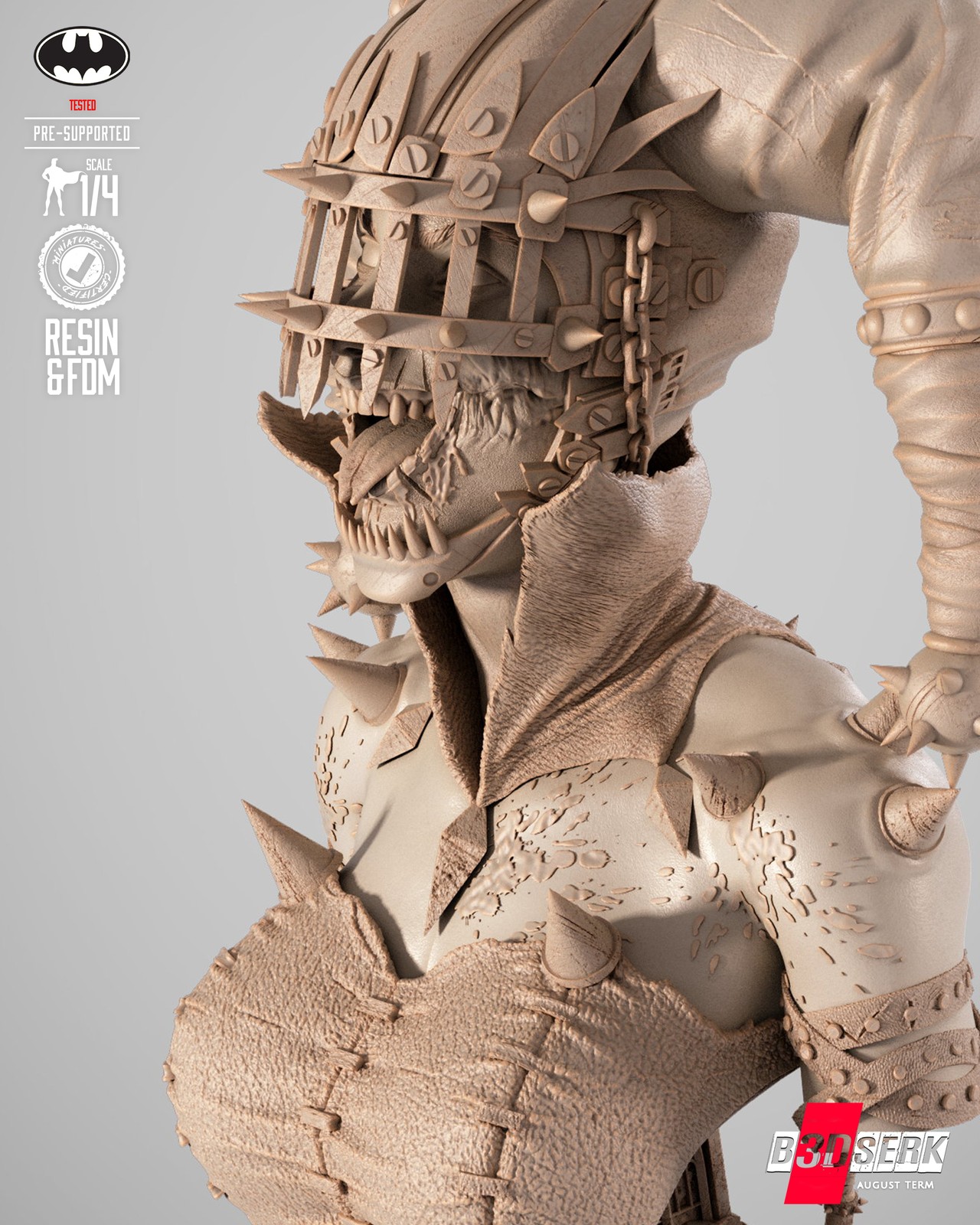 Harley Quinn Who Laughs Portrait Bust - Image 4