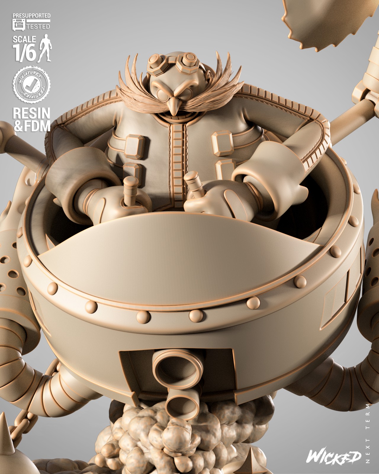 Dr Eggman Sculpture - Image 5