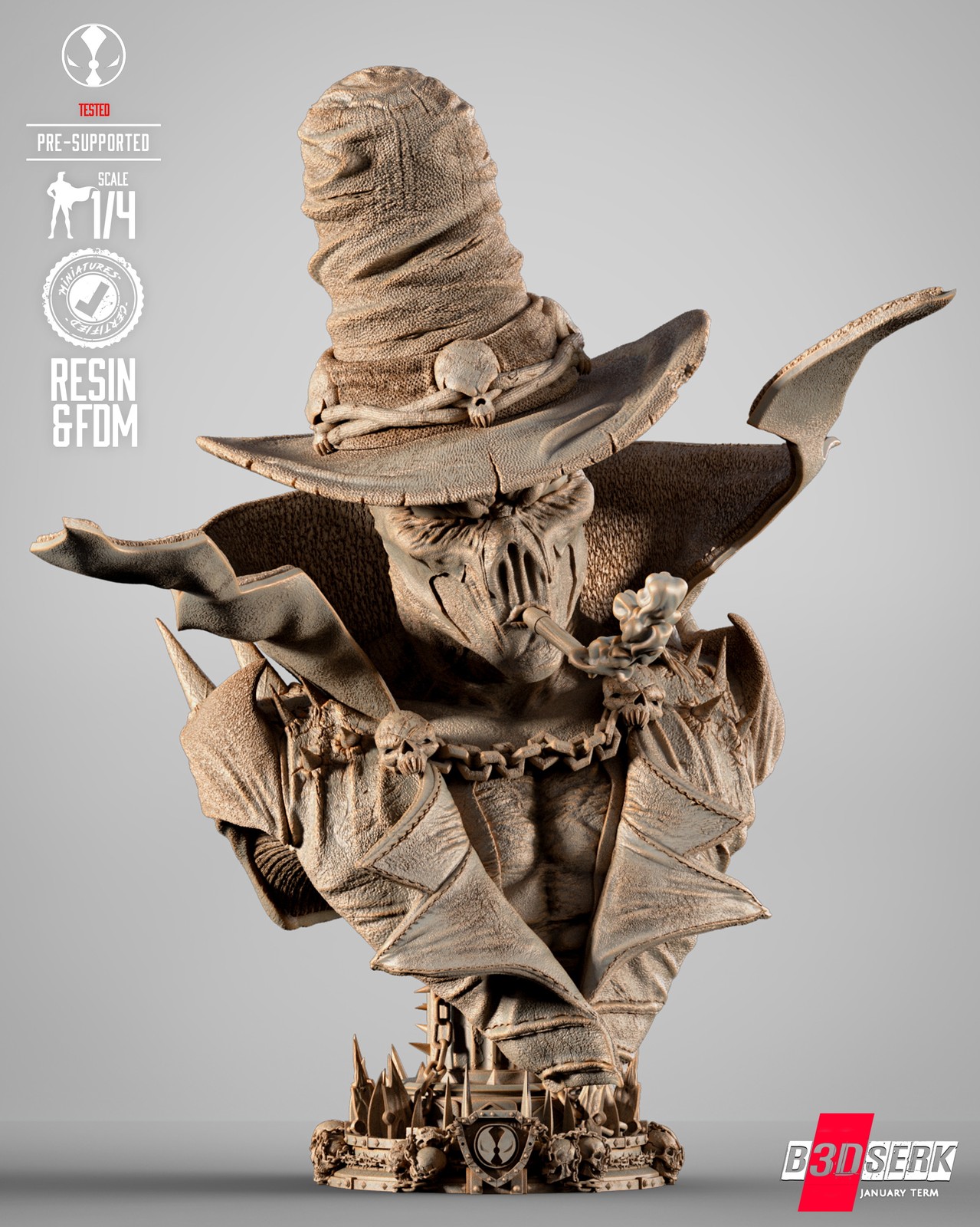 Gunslinger Spawn Portrait Bust