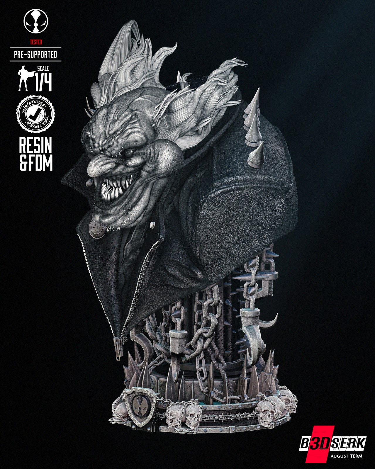 Violator Clown Portrait Bust - Image 2