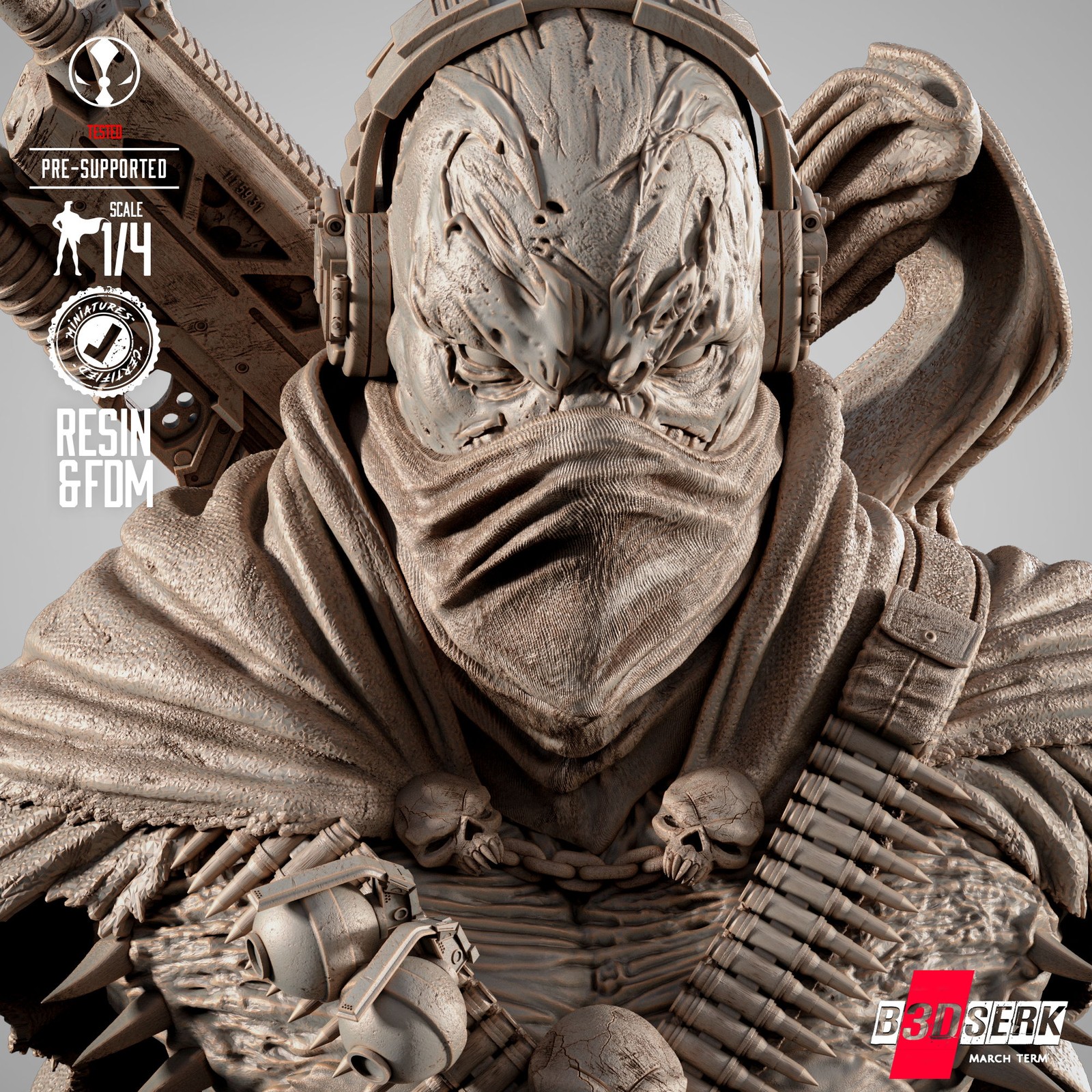 Commando Spawn Portrait Bust - Image 4