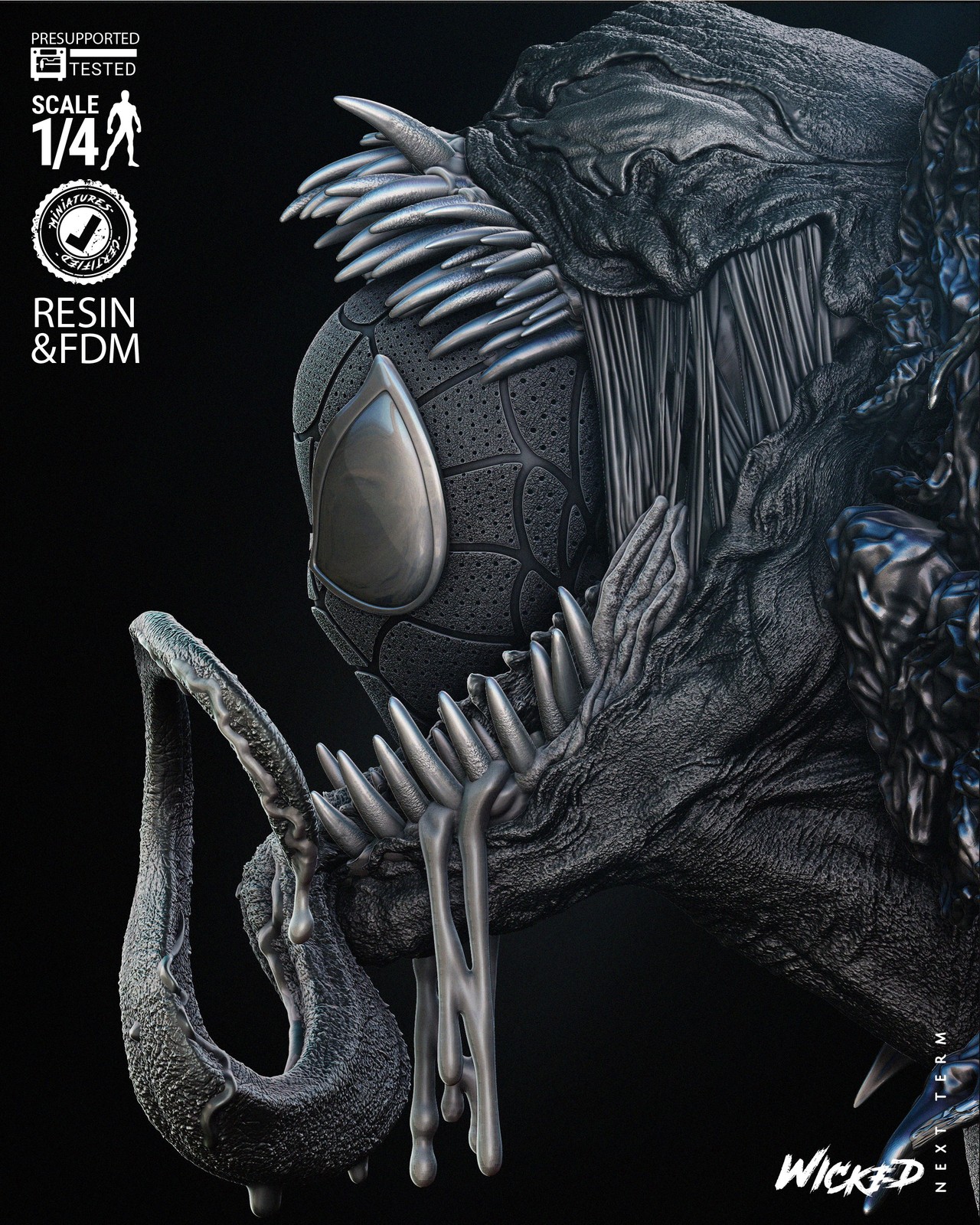 Venom Bust Wall - Image 4