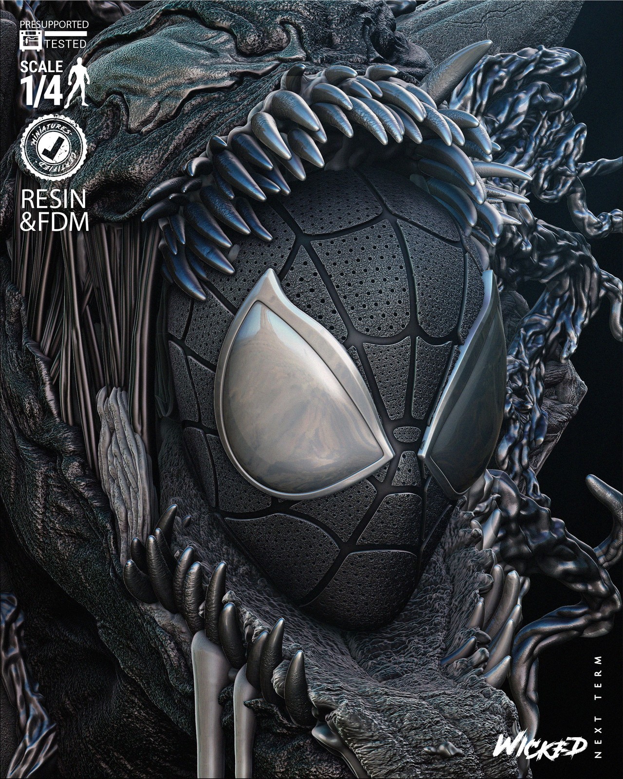 Venom Bust Wall - Image 5