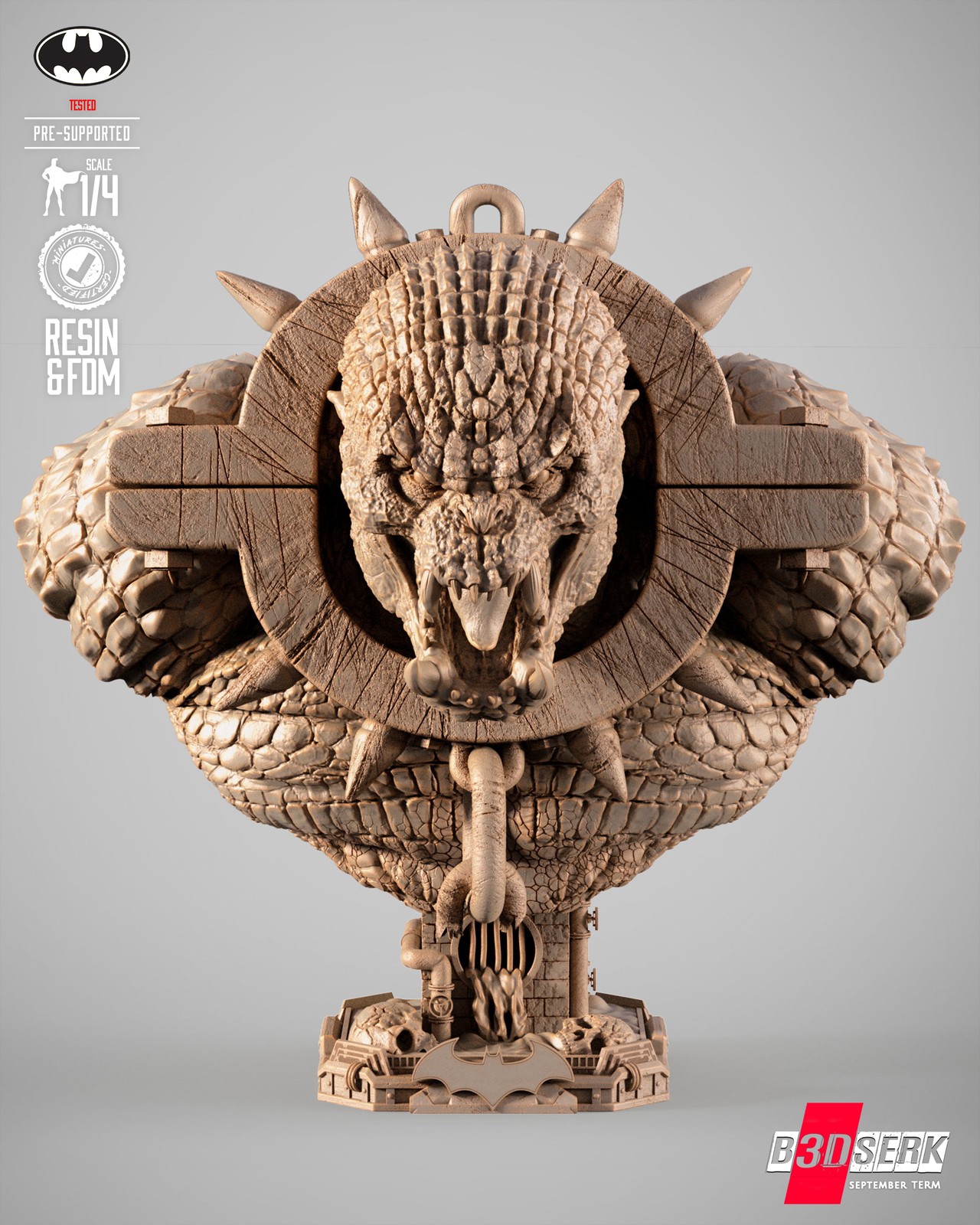 Killer Croc Portrait Bust