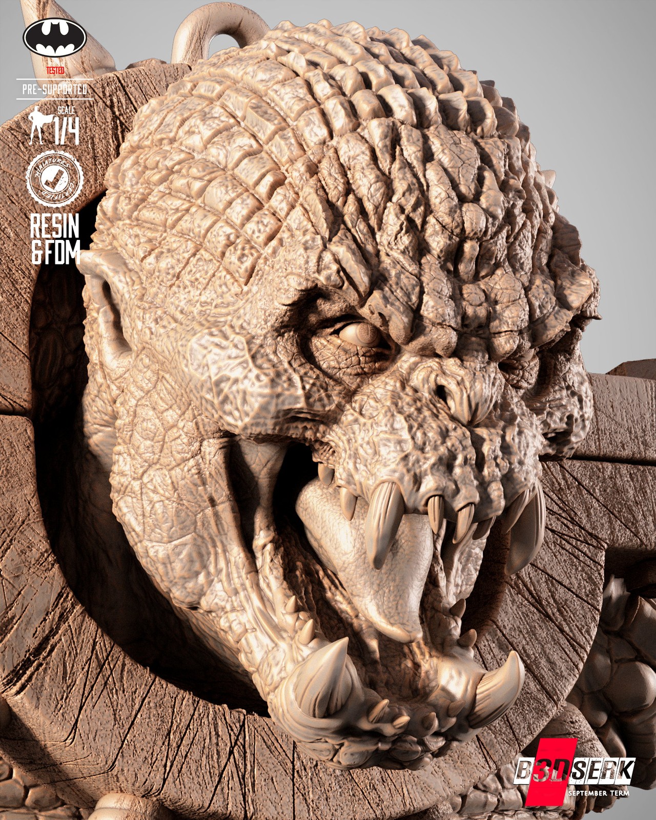 Killer Croc Portrait Bust - Image 5