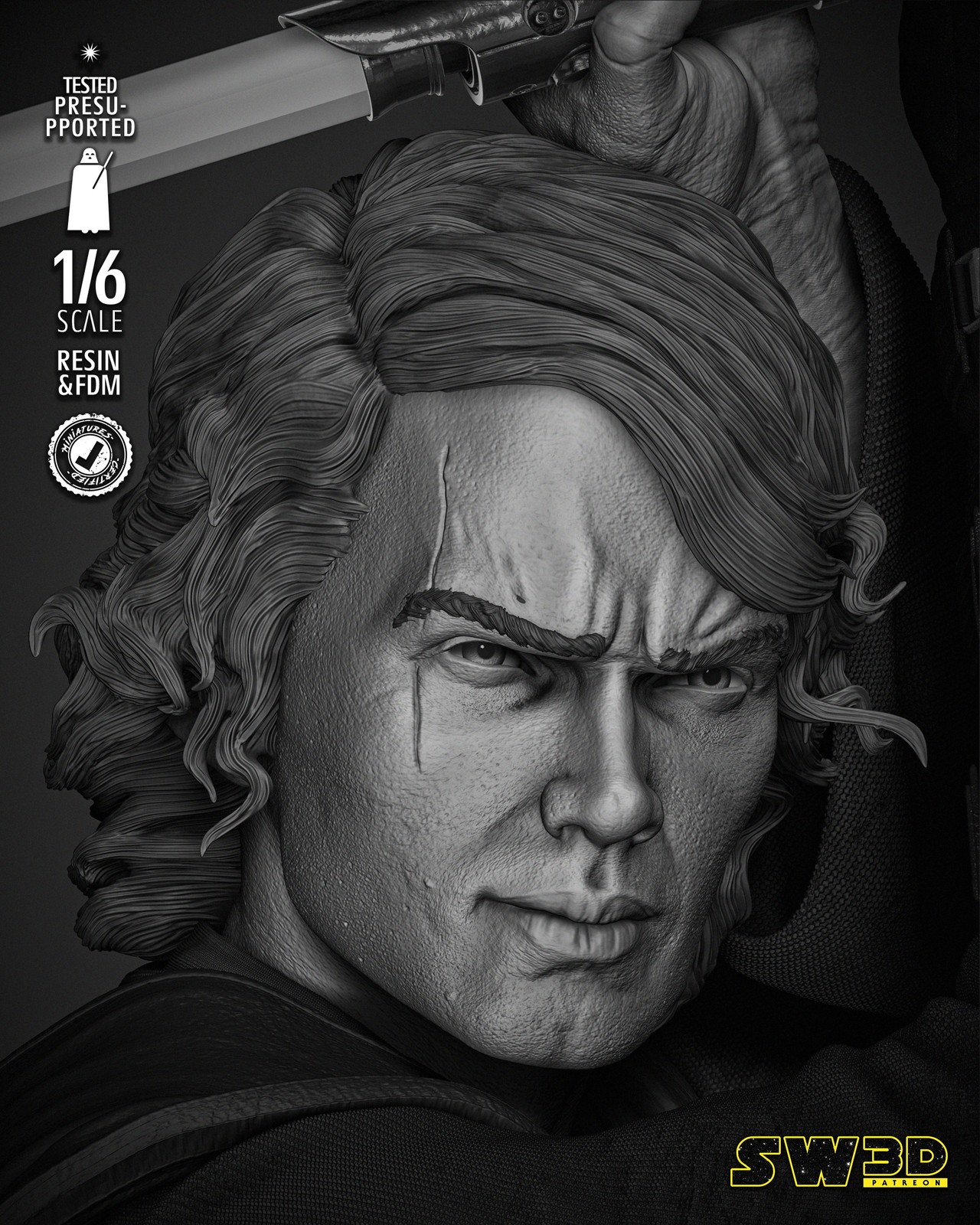 Anakin Skywalker Sculpture - Image 5