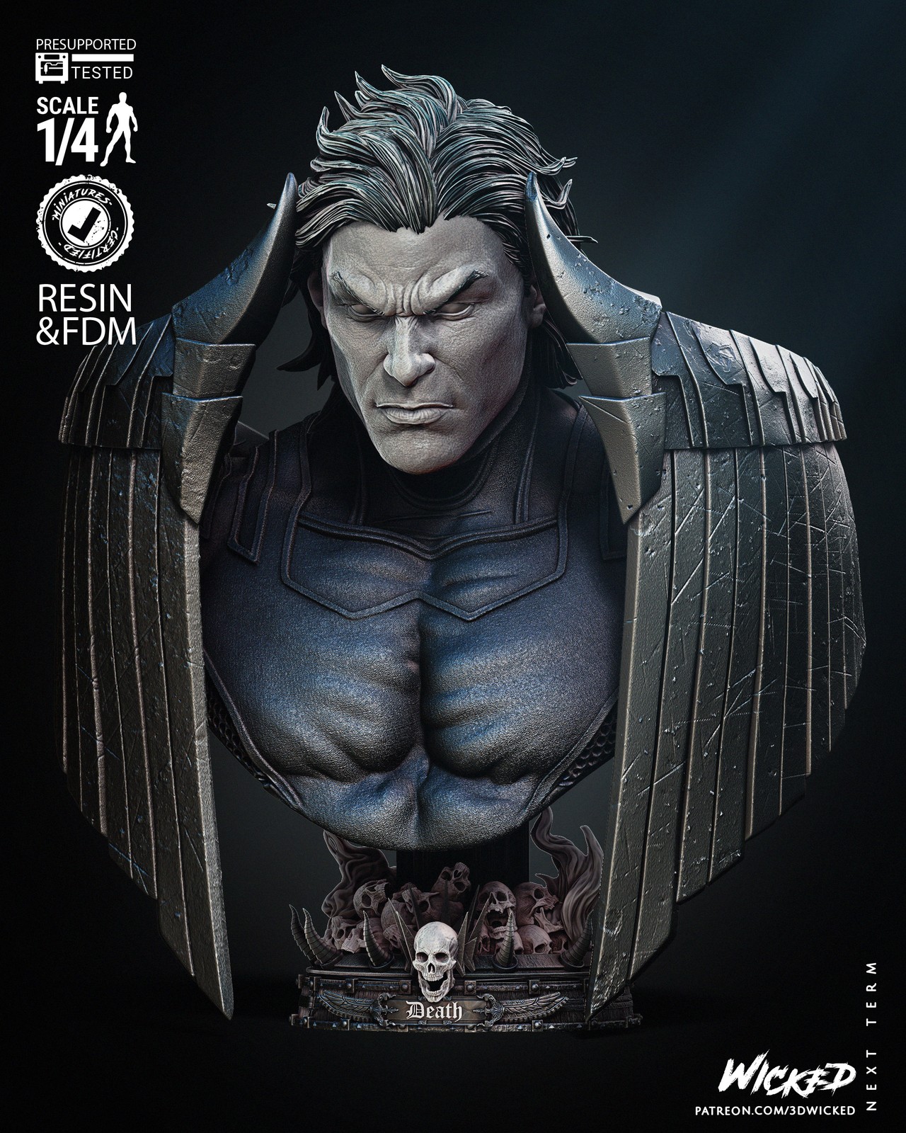 Archangel Bust Portrait - Image 2