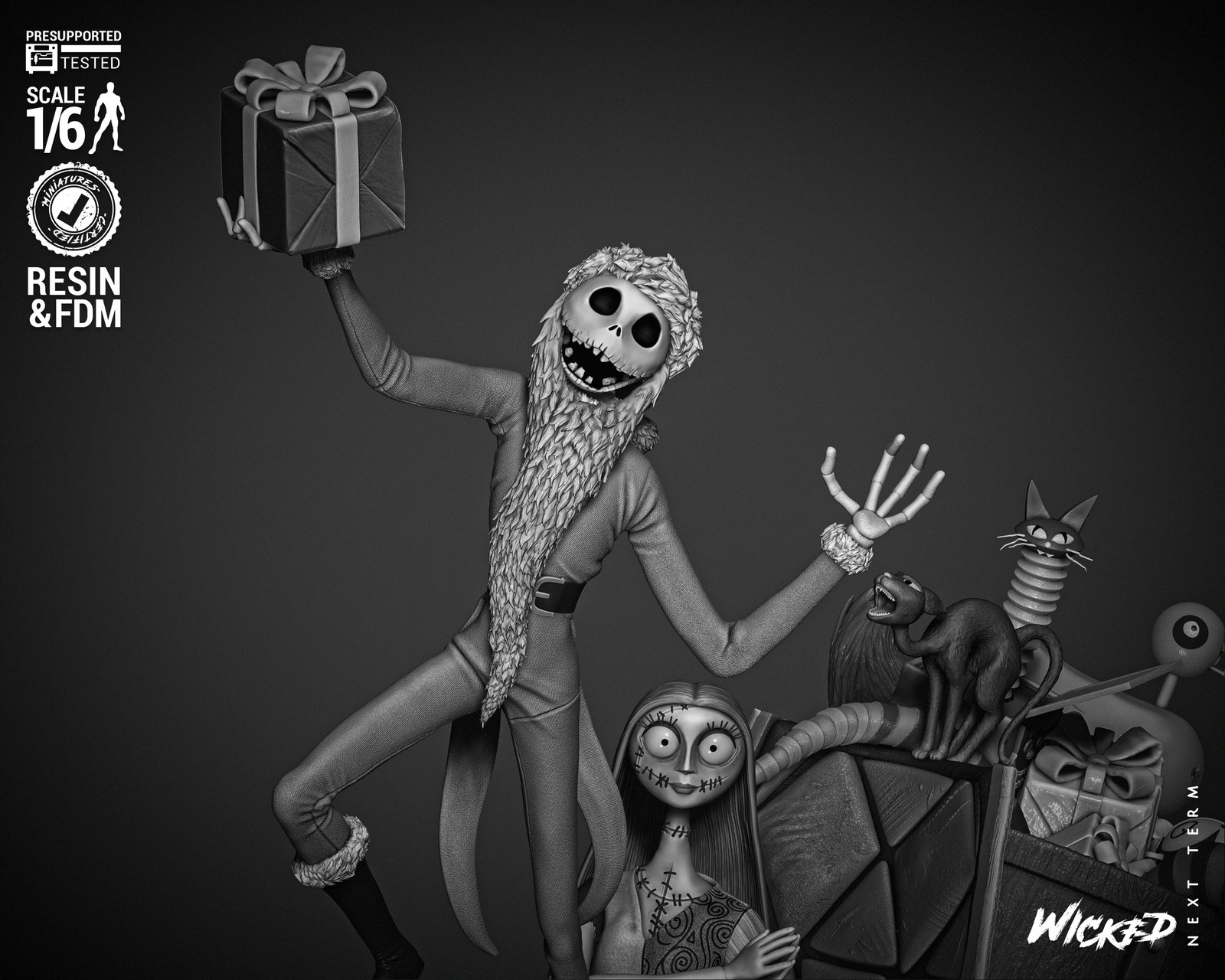 Jack and Sally Diorama - Image 5