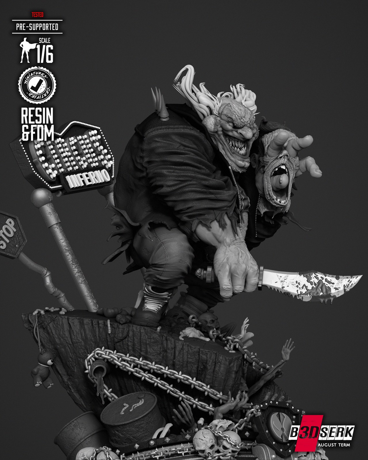 Violator Clown Sculpture - Image 3