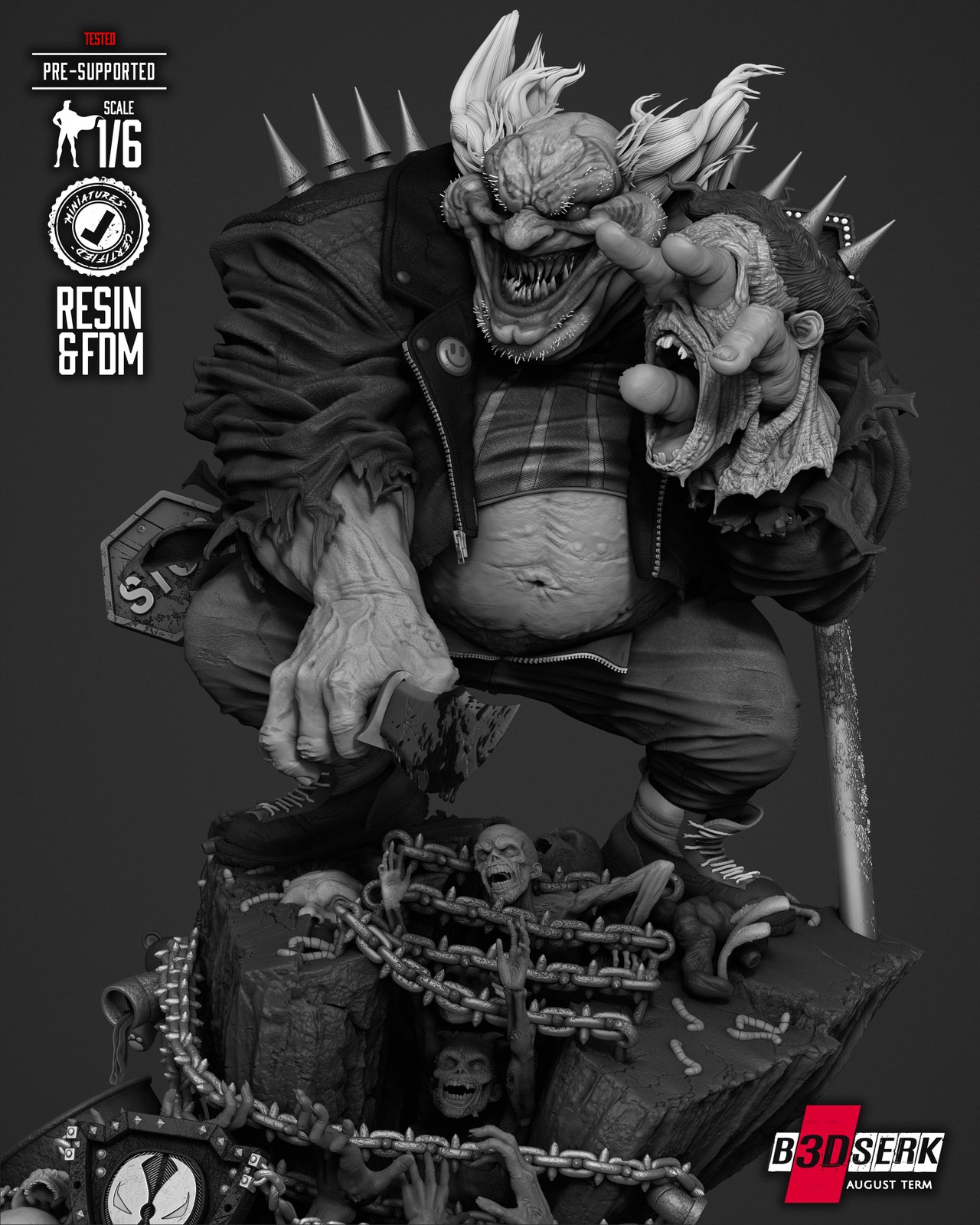 Violator Clown Sculpture - Image 4