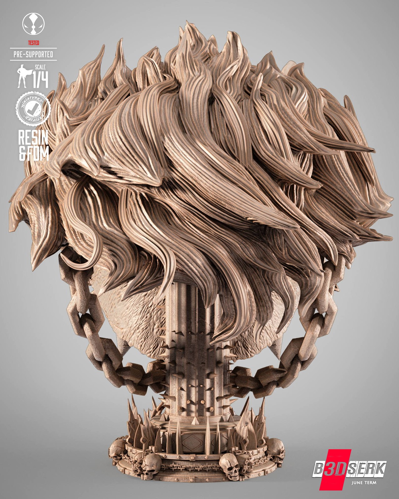 Omega Spawn Portrait Bust - Image 2