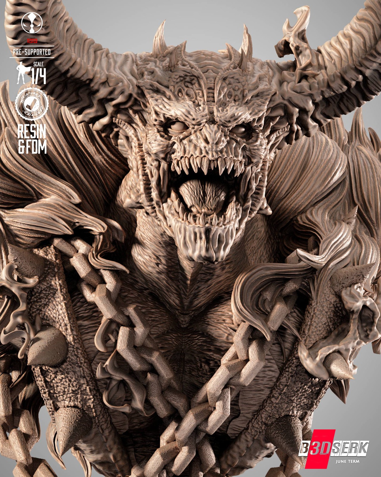 Omega Spawn Portrait Bust - Image 3