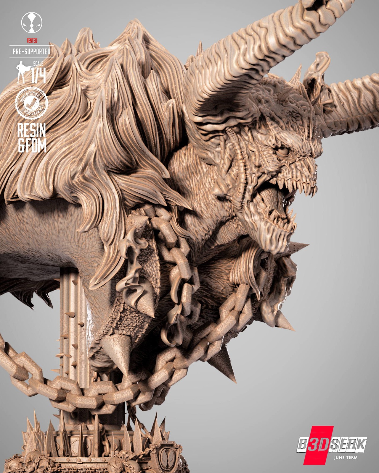 Omega Spawn Portrait Bust - Image 4