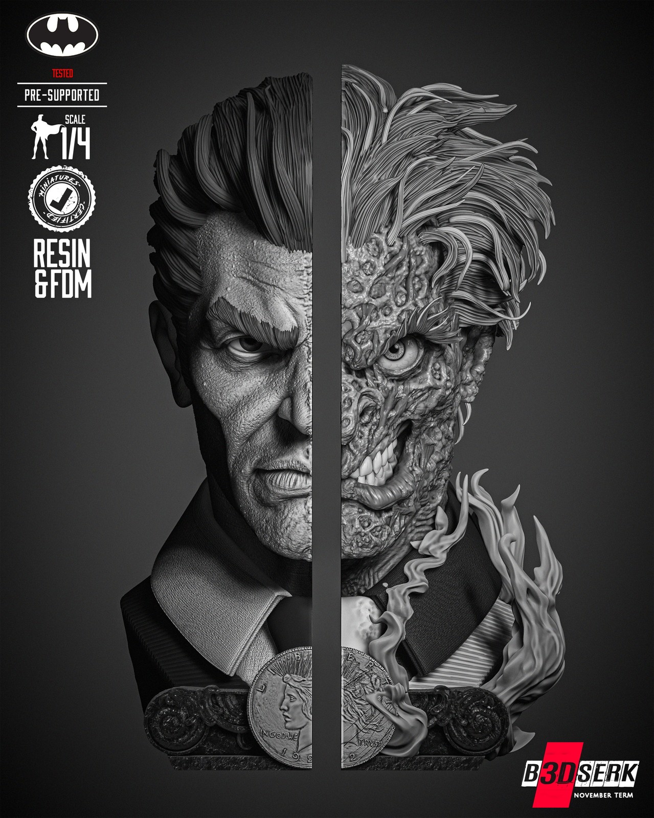 Two-Face "Book Holder" (DC)