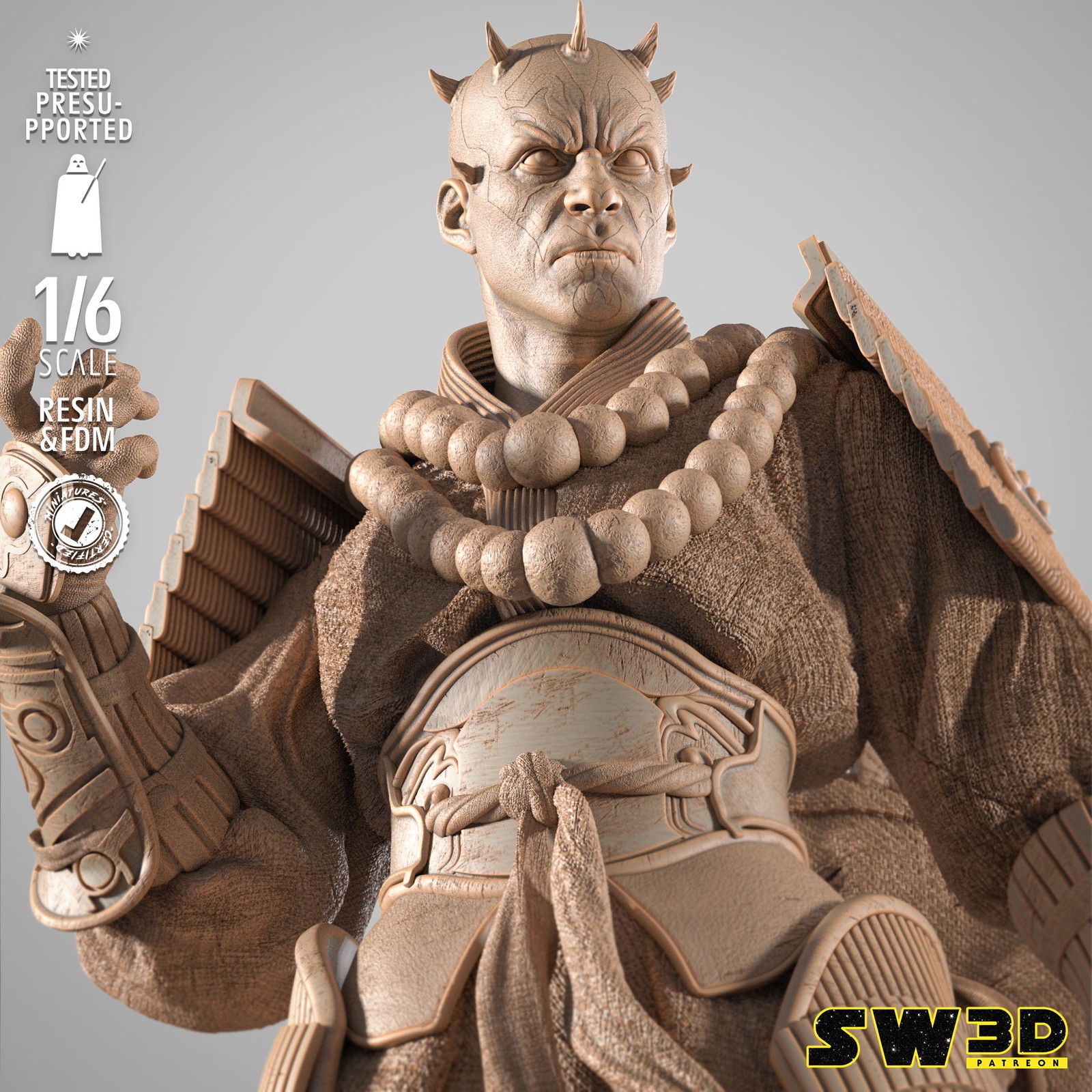 Darth Maul Samurai Sculpture - Image 4