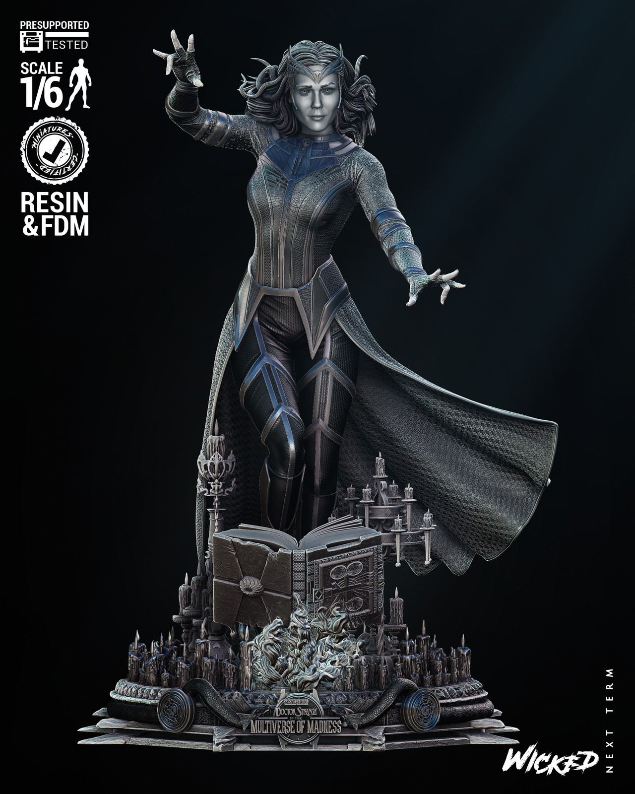 Scarlet Witch Sculpture