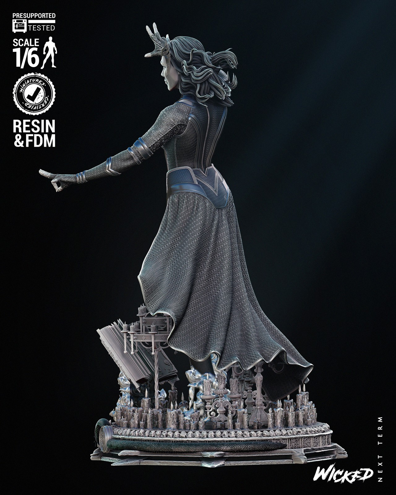 Scarlet Witch Sculpture - Image 3