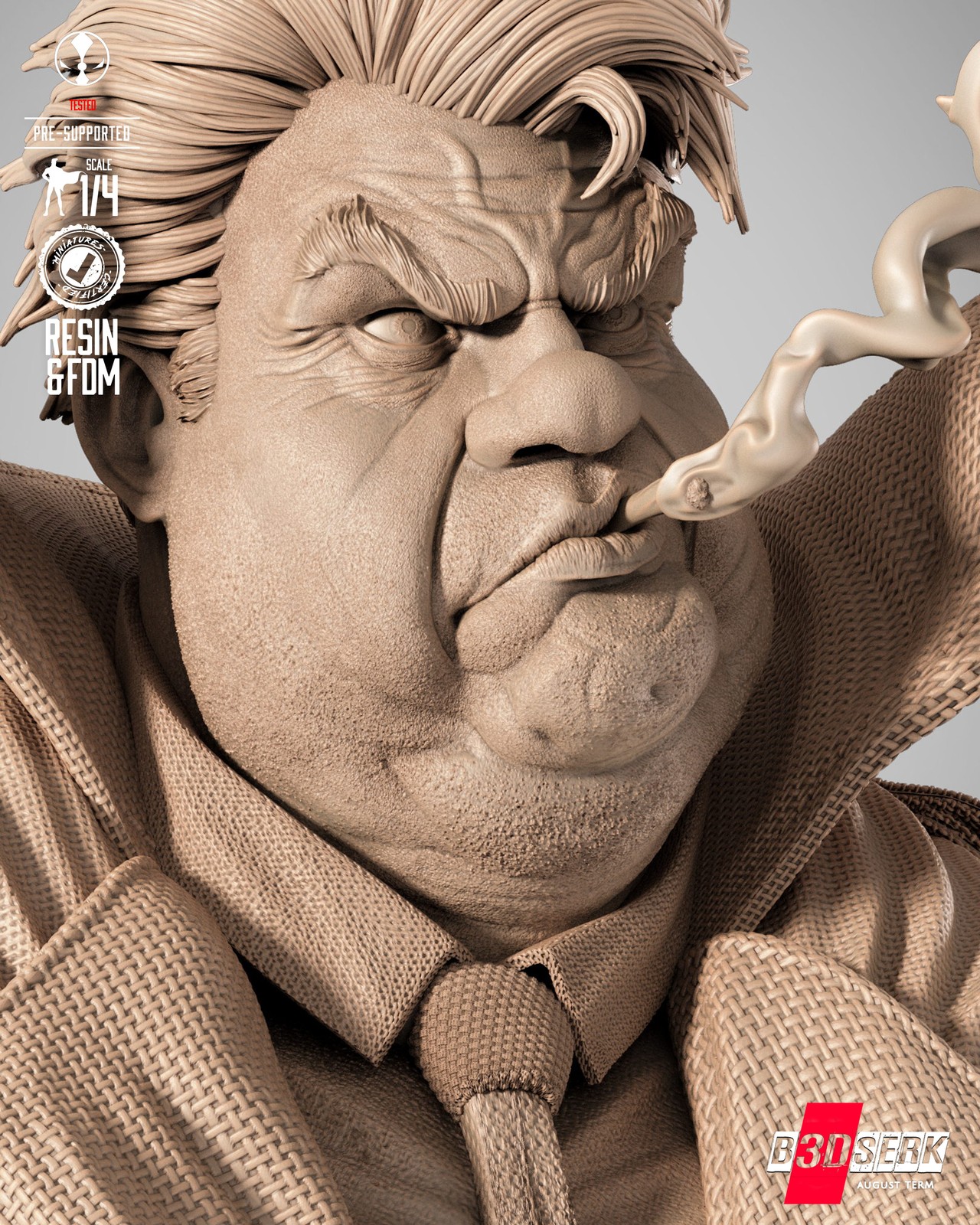 Sam Portrait Bust - Image 4