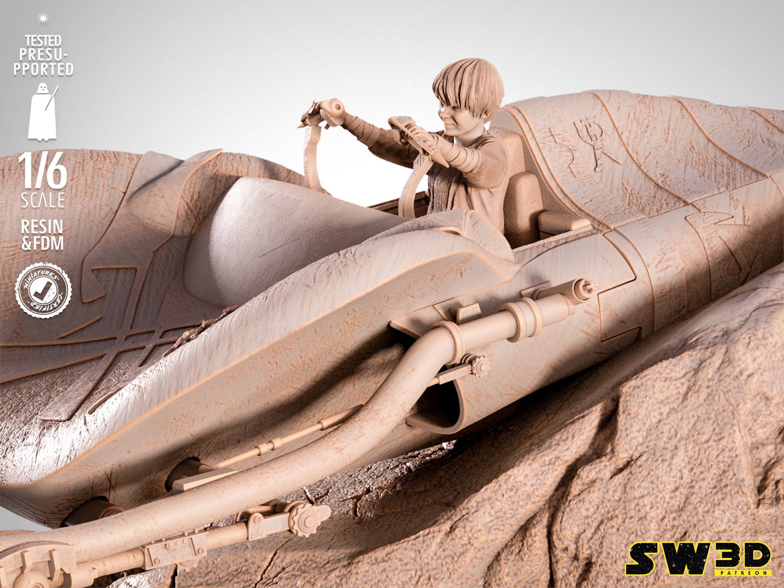 Anakin Race Pod Sculpture - Image 5