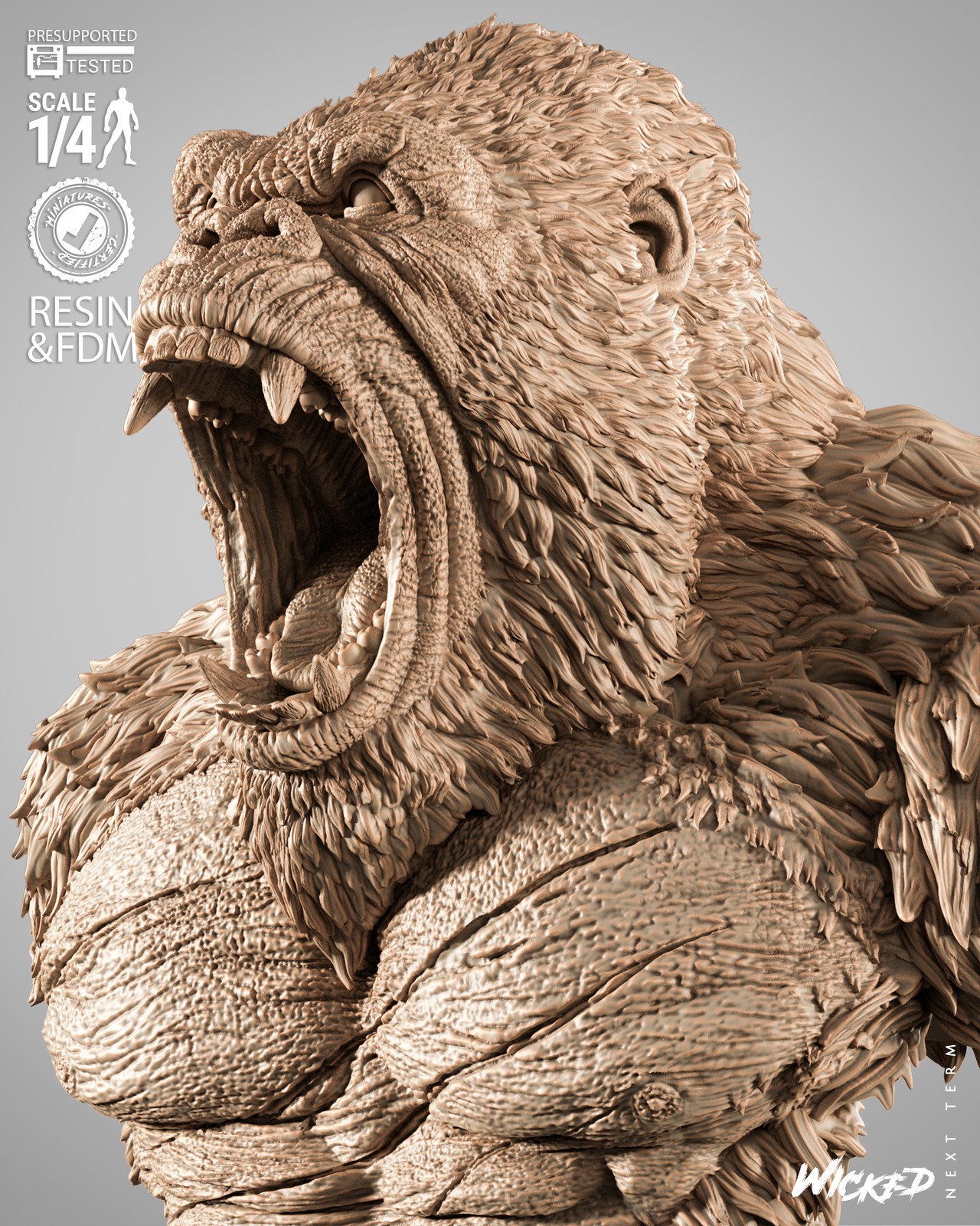 Kong Portrait Bust - Image 5