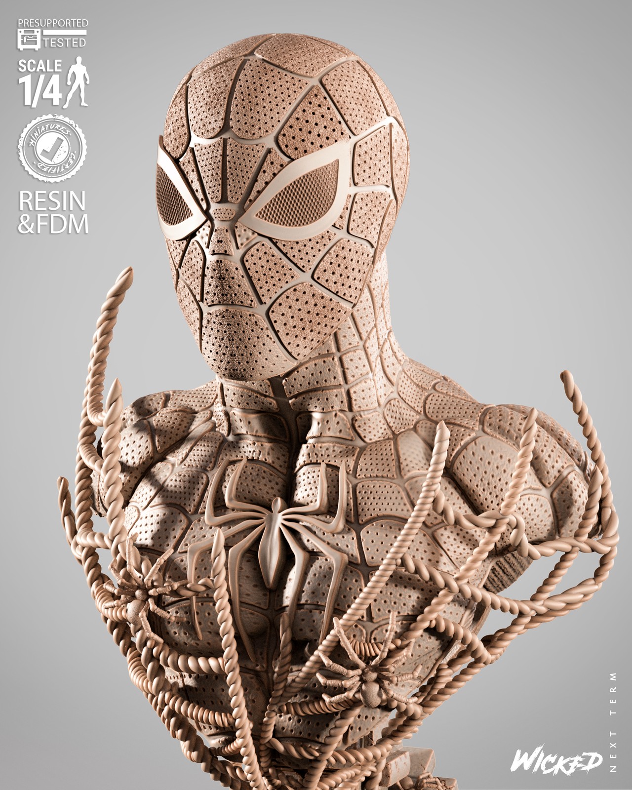 Spiderman 2025 Portrait Bust - Image 4