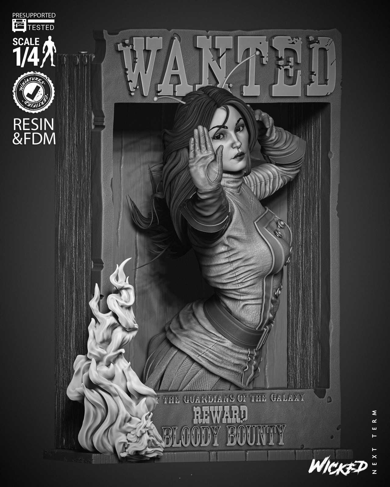 Mantis Comic Version Poster Bust - Image 2