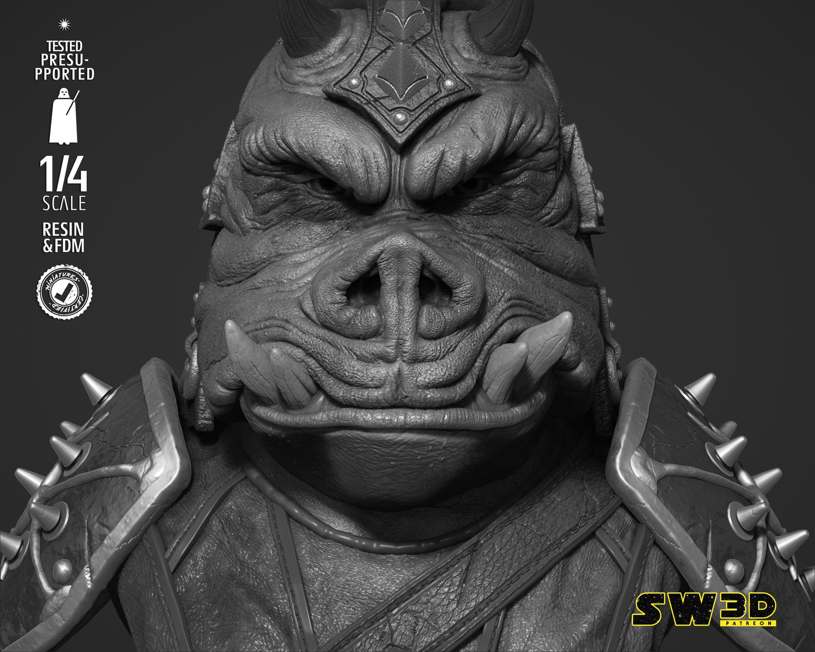 Gamorrean Guard Portrait Bust - Image 5