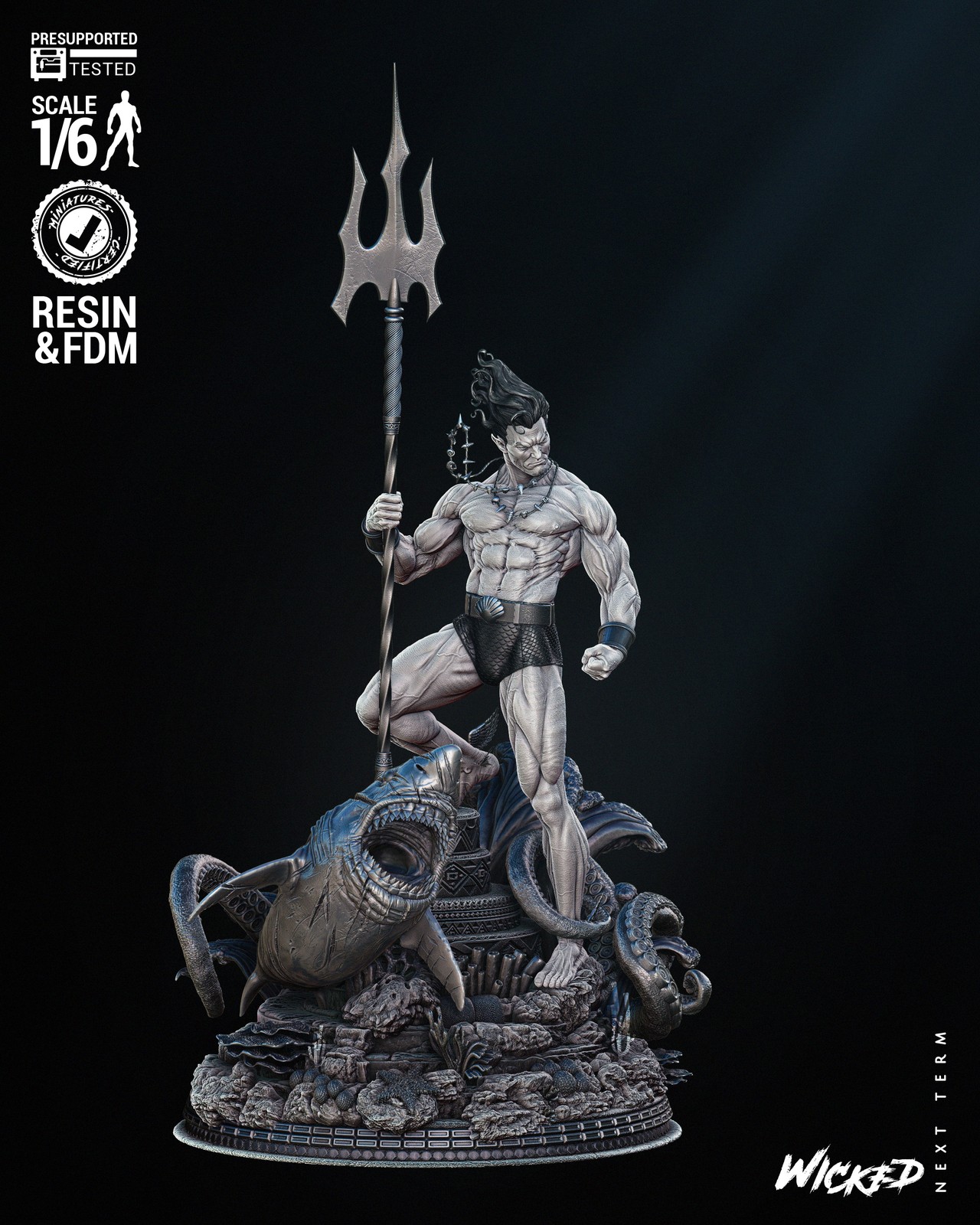 Namor Comic Silver Age Sculpture