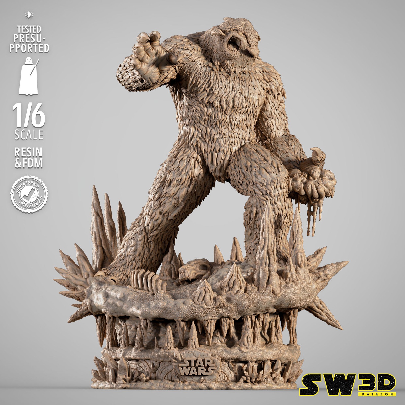 Wampa Sculpture