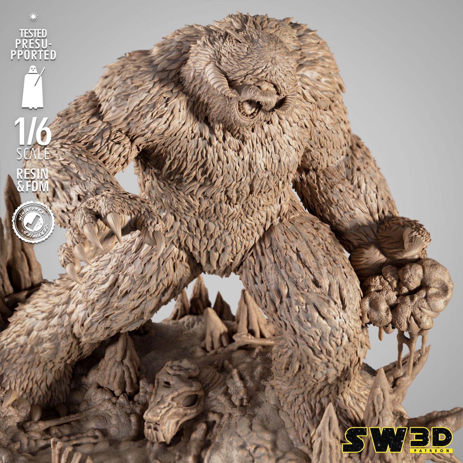 Wampa Sculpture - Image 4