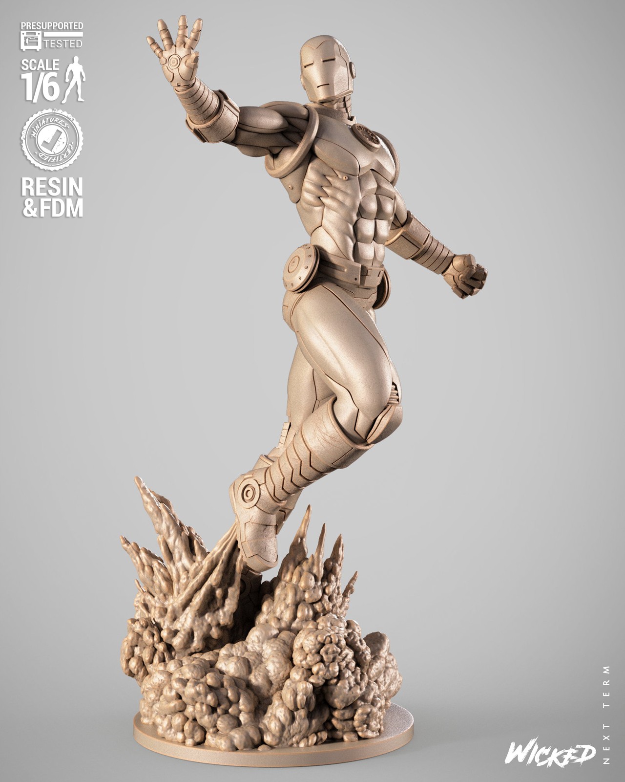 Iron Man 2025 Sculpture - Image 3