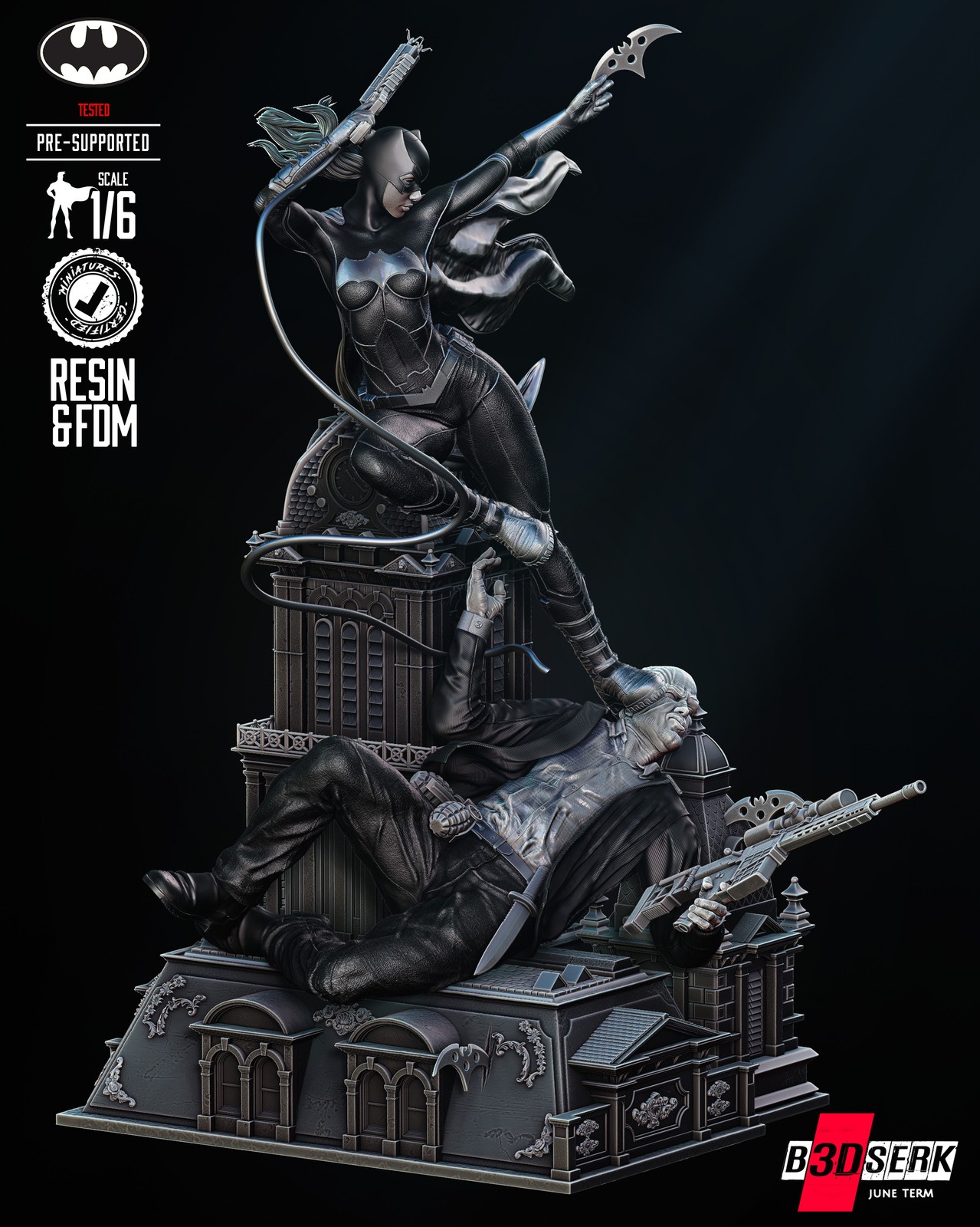 Batgirl Sculpture - Image 3