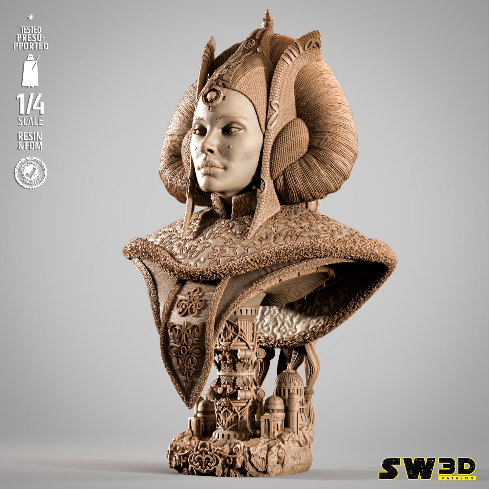 Princess Padme Portrait Bust - Image 2