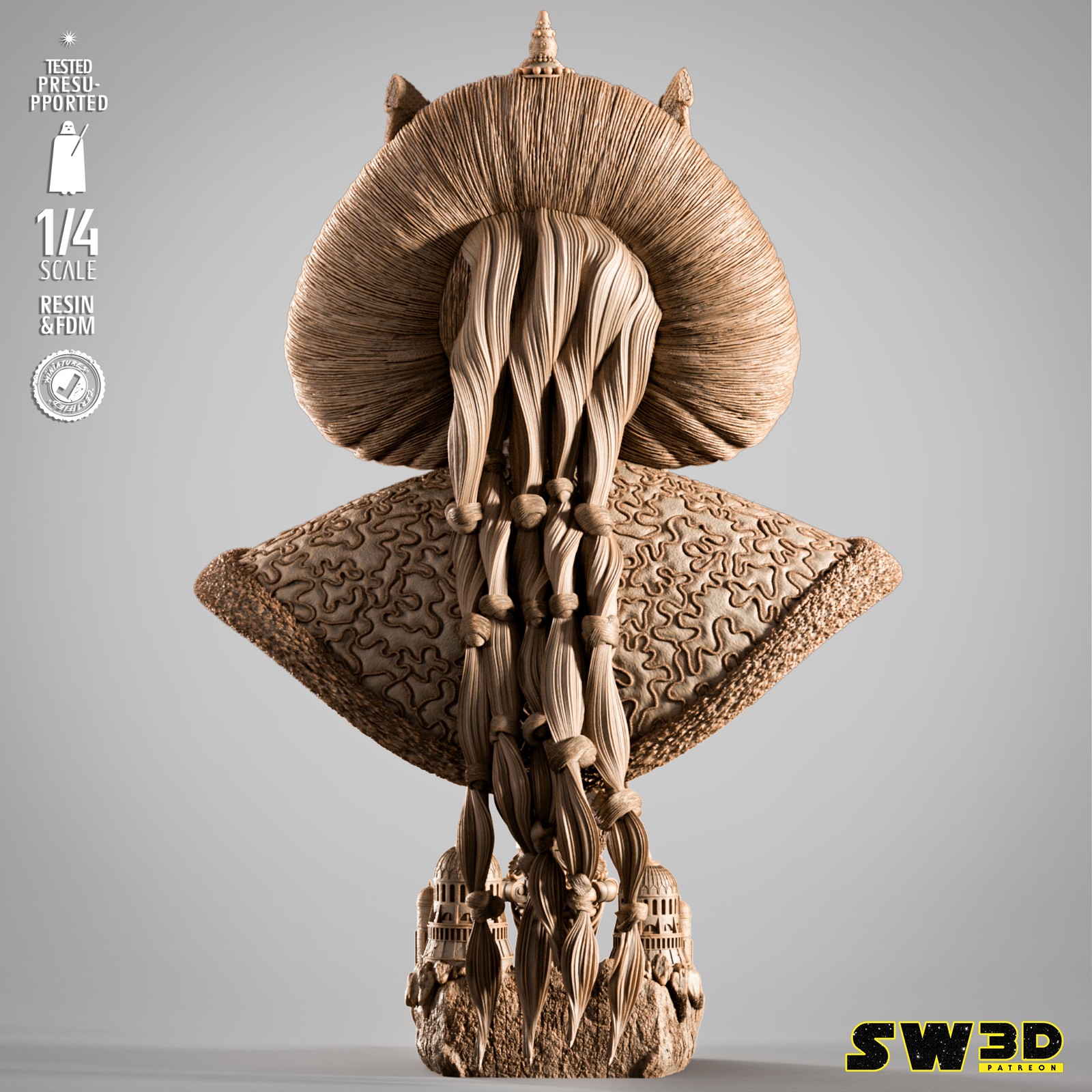 Princess Padme Portrait Bust - Image 4