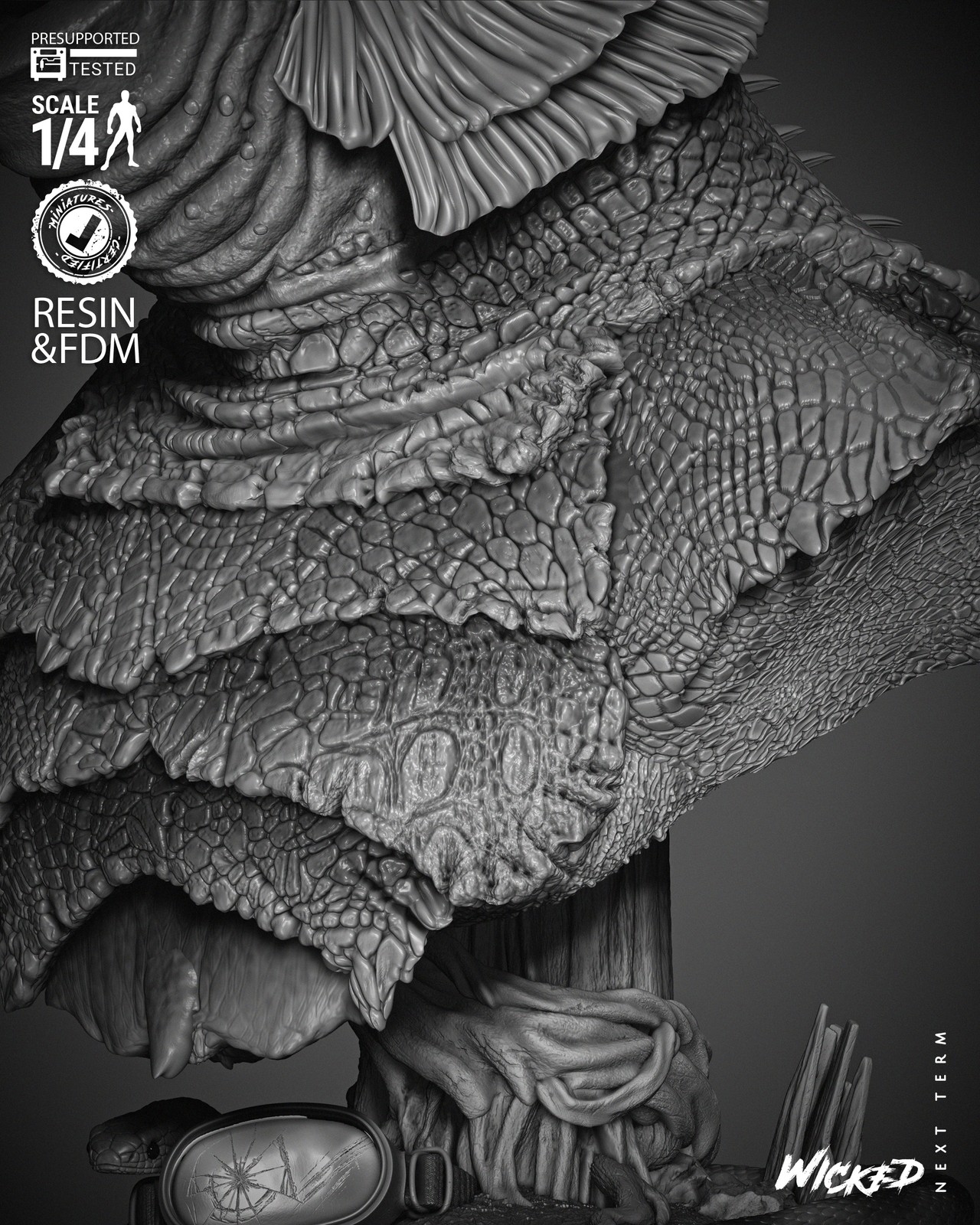 Creature Of The Black Lagoon Portrait Bust - Image 5