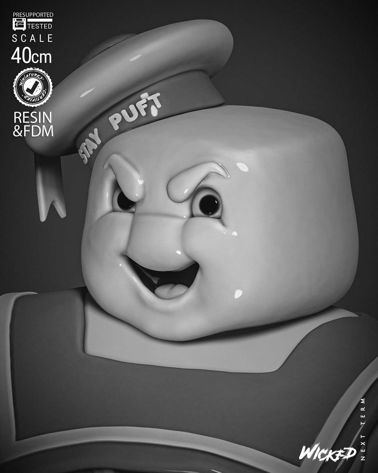Mr Stay Puft Sculpture - Image 5