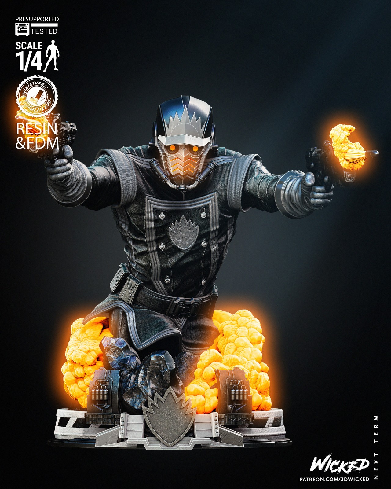 Star Lord Comic Version Bust