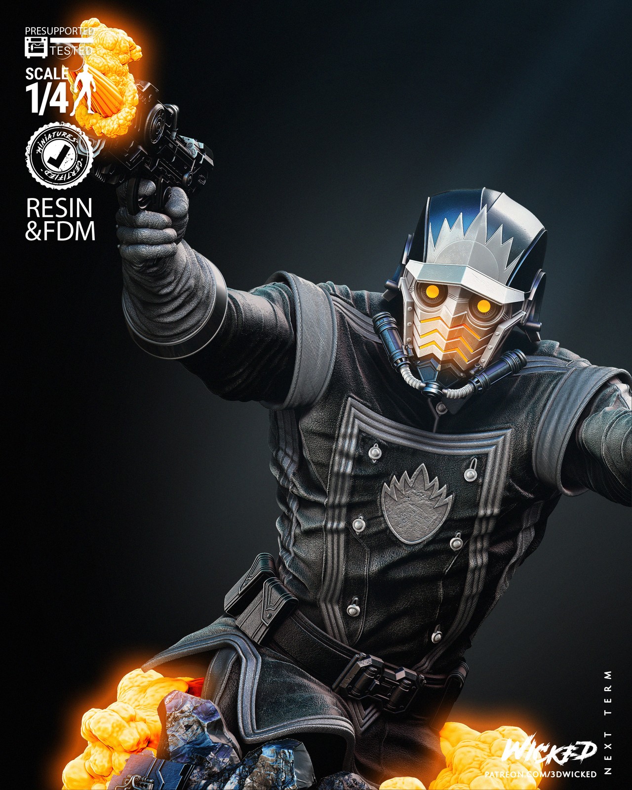 Star Lord Comic Version Bust - Image 2