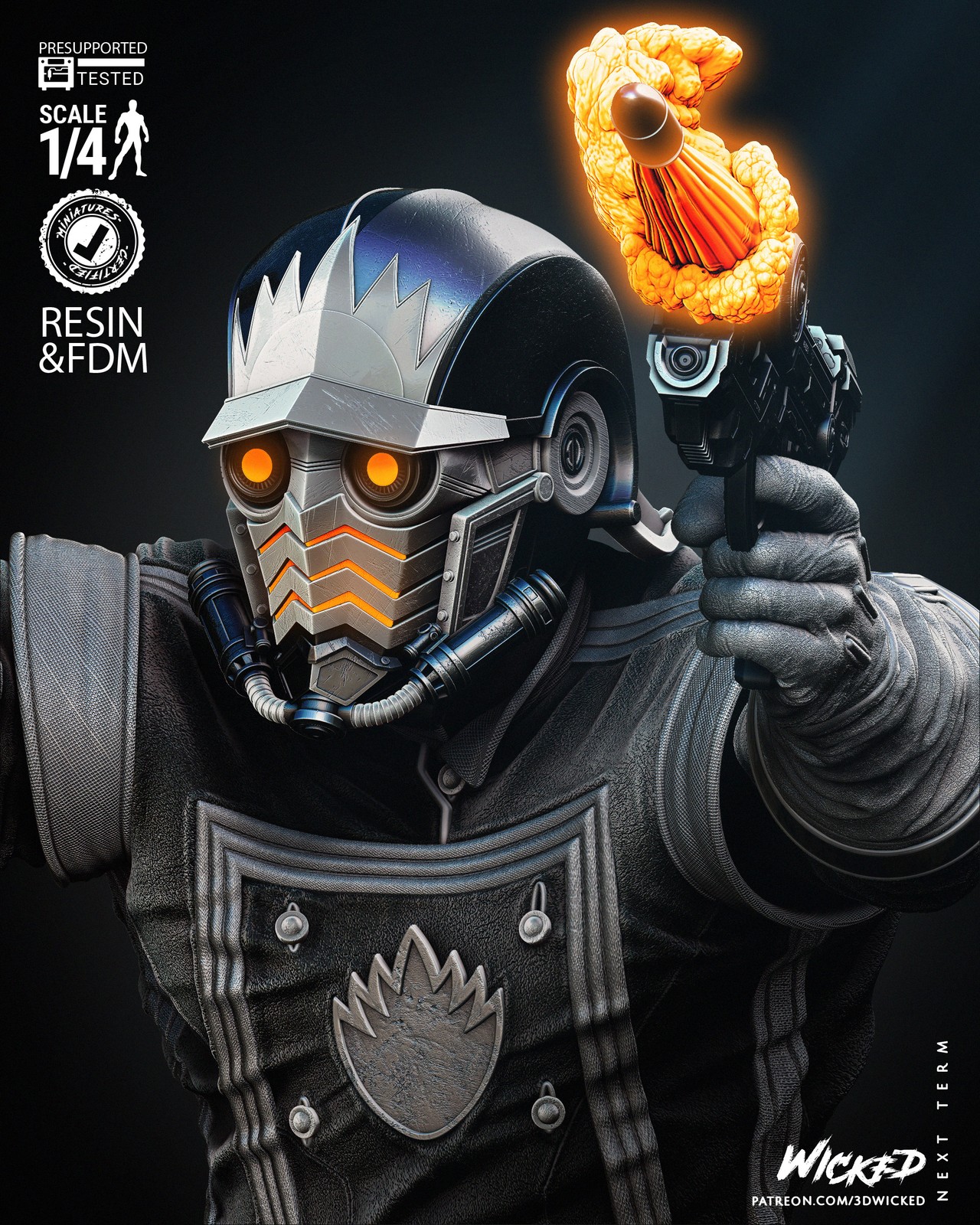 Star Lord Comic Version Bust - Image 5