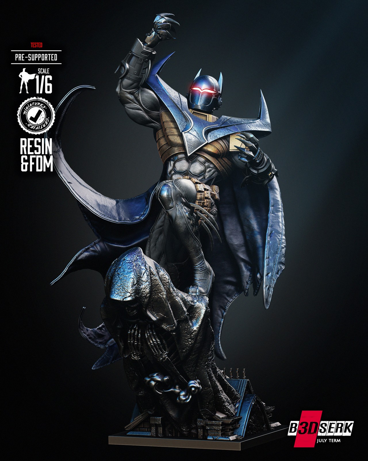 Batman Knightfall Sculpture - Image 3